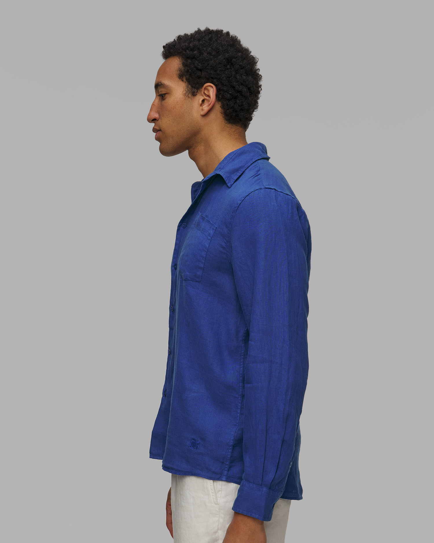 Camicia di lino da uomo Vilebrequin Caroubis