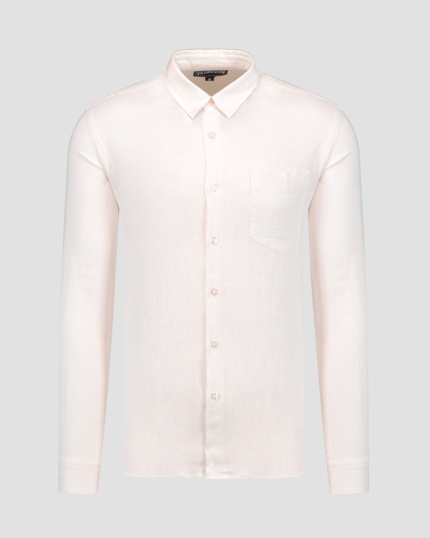 White men's linen shirt Vilebrequin Caroubis