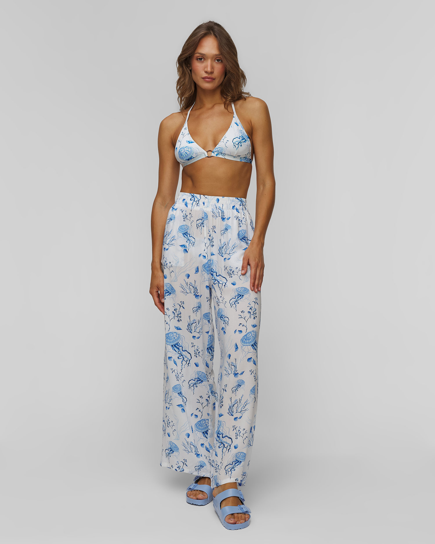 Pantaloni din viscoză pentru femei Vilebrequin Line