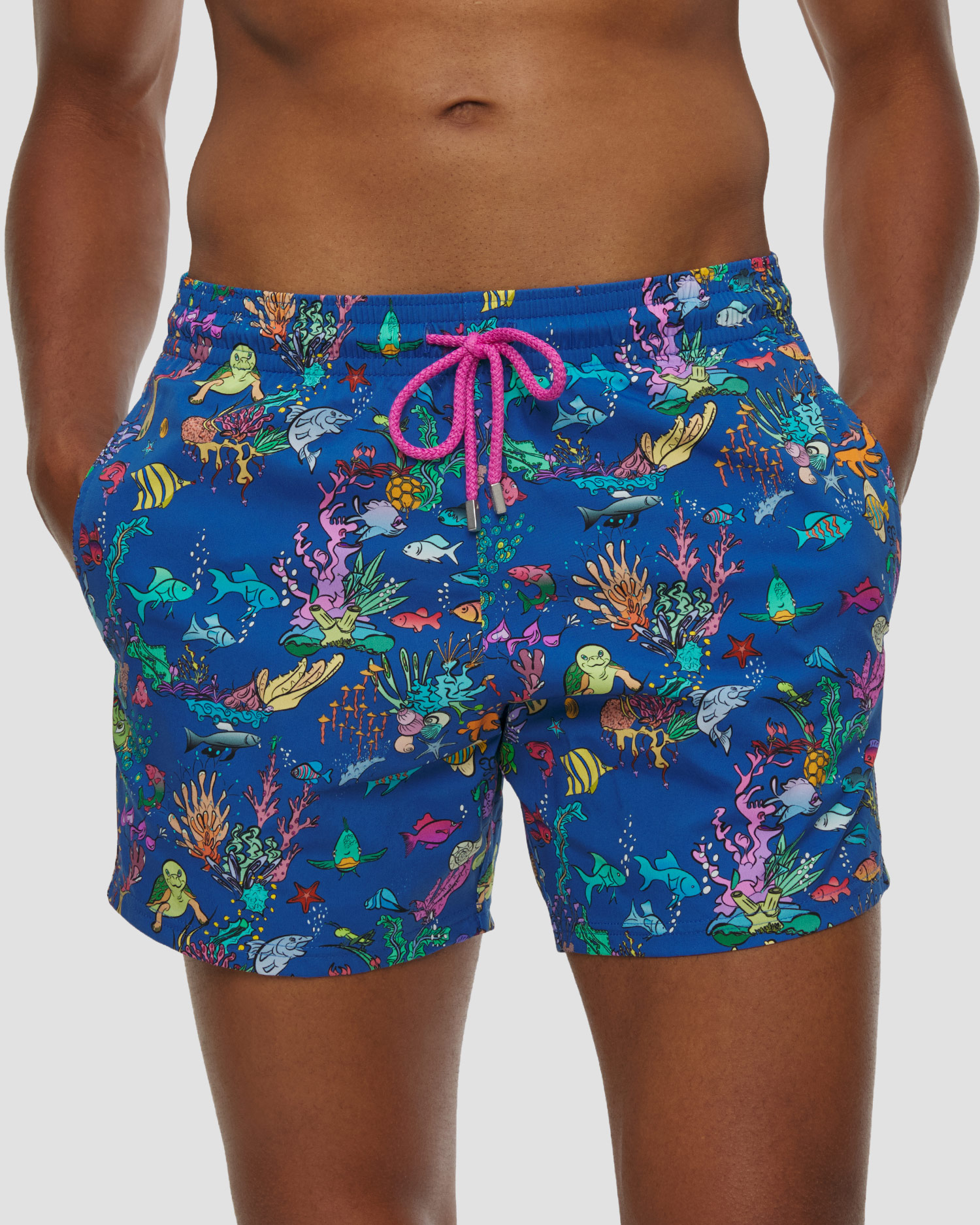 Vilebrequin Moorise Aquarium Herren-Badeshorts