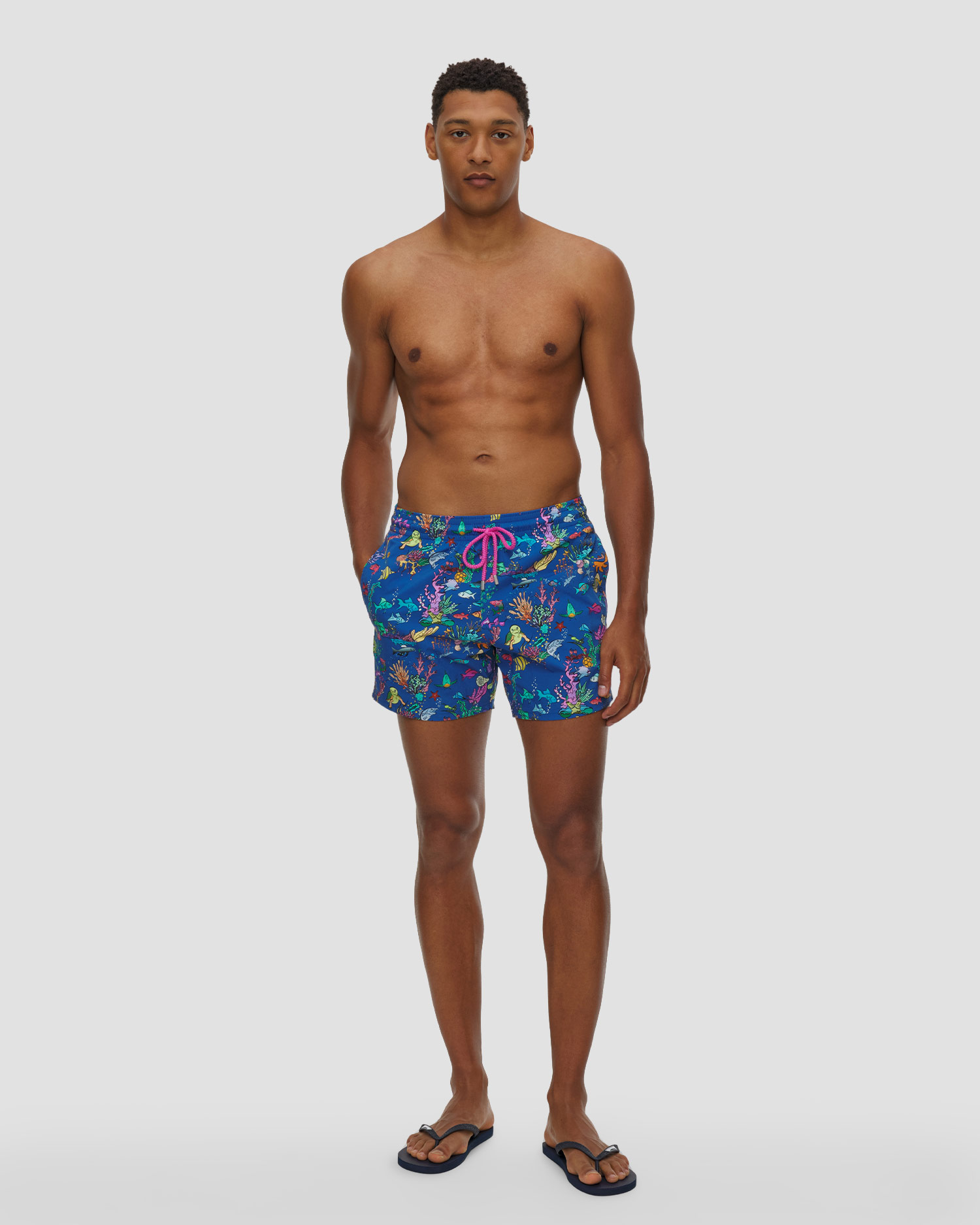 Vilebrequin Moorise Aquarium Herren-Badeshorts