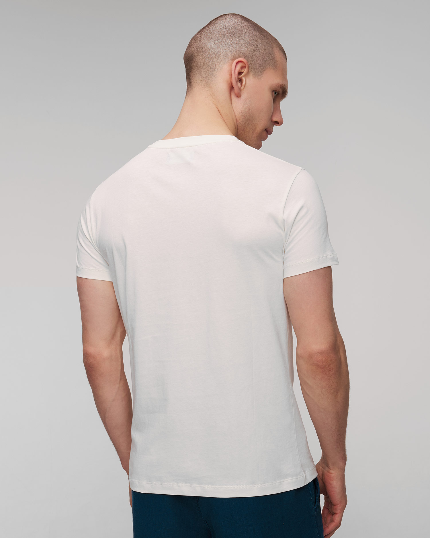 T-shirt blanc pour hommes Vilebrequin Portisol