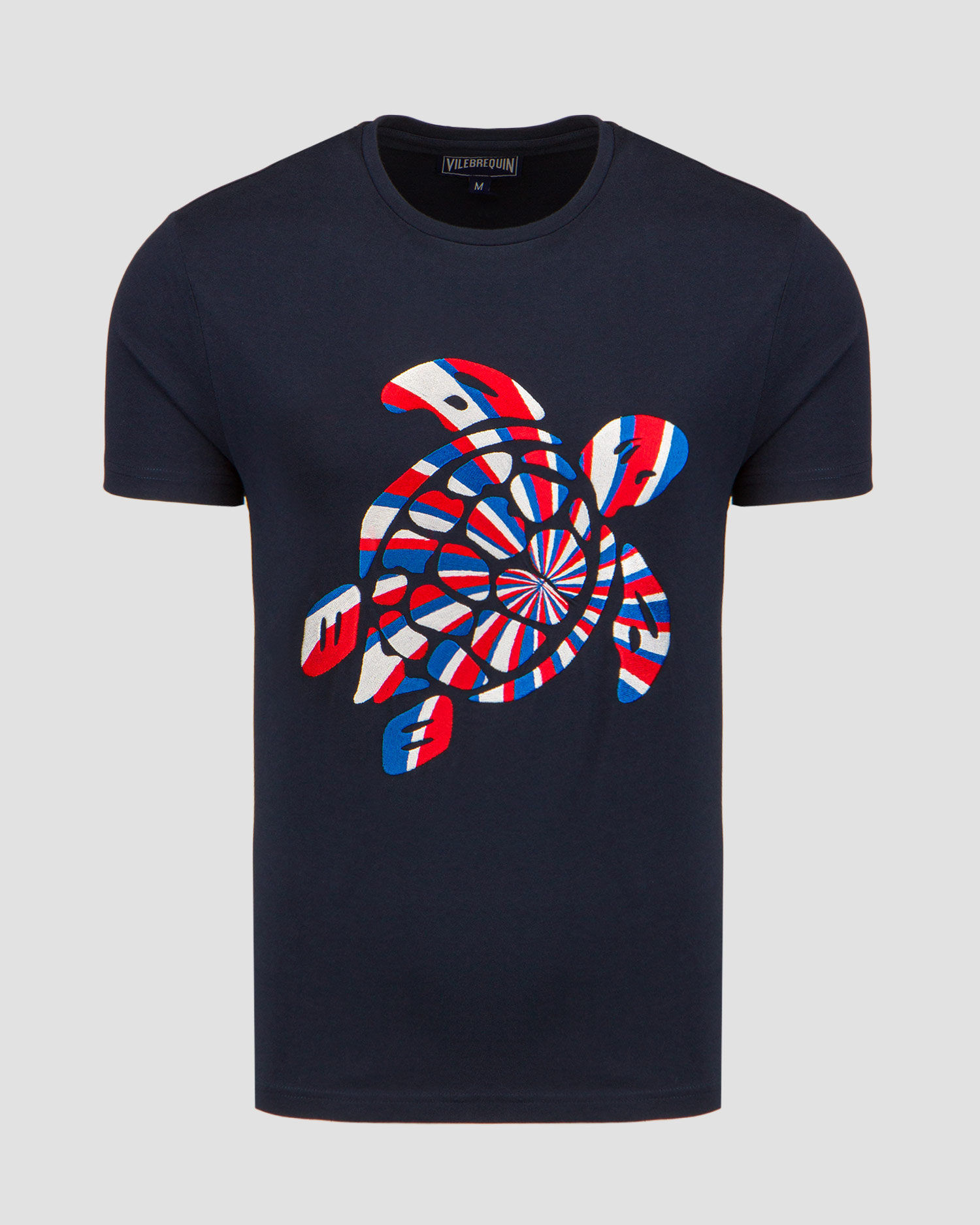 T-shirt bleu marine pour hommes Vilebrequin Thom