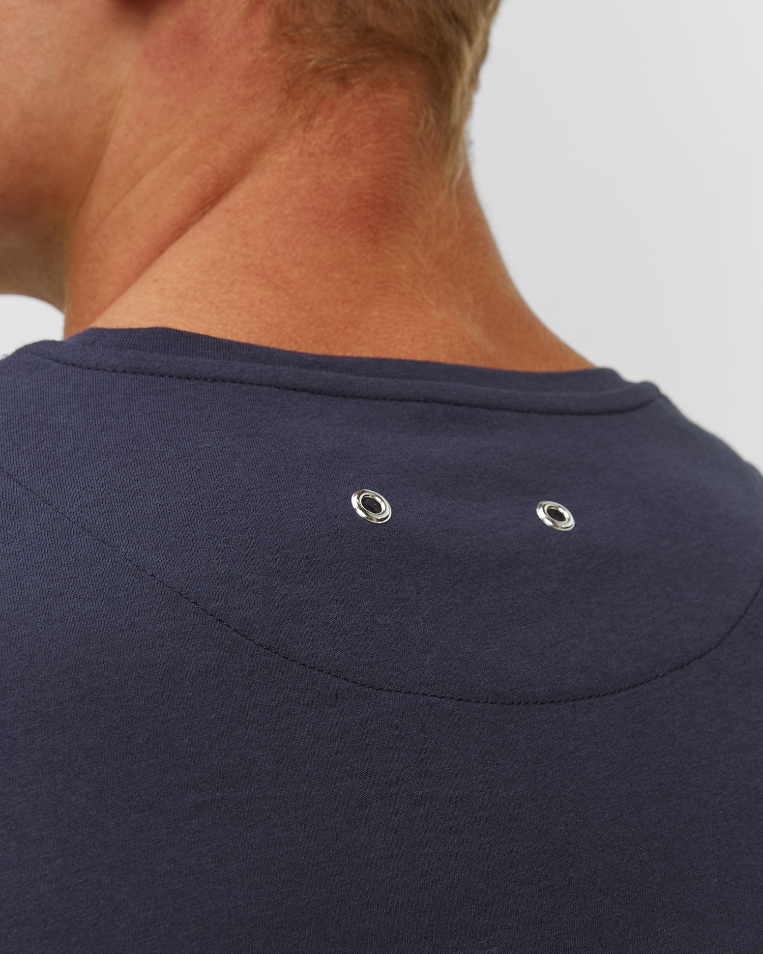 Granatowy T-shirt męski Vilebrequin Thom Tortues Multicolores