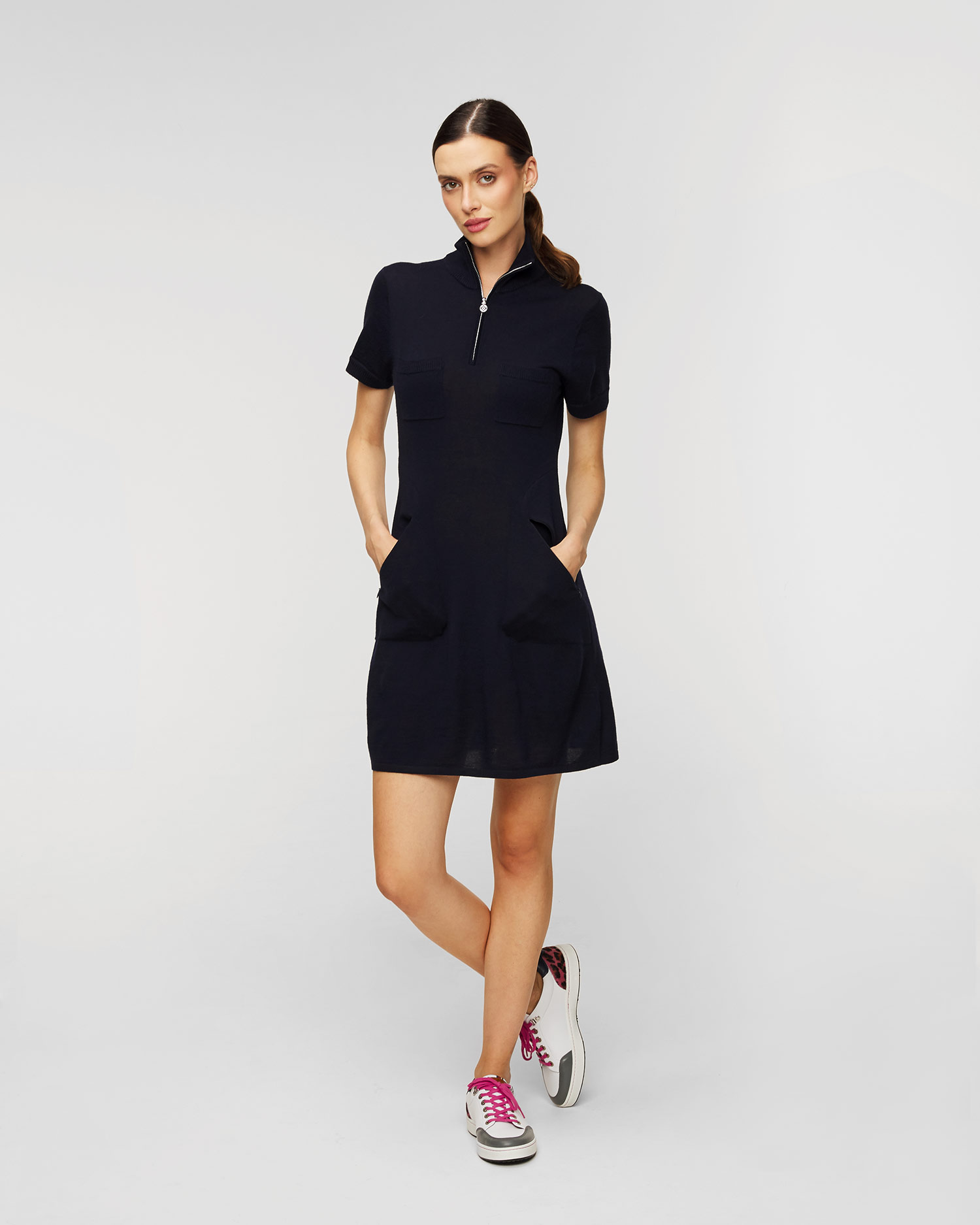 Robe en laine pour dames G/Fore Rib Collar