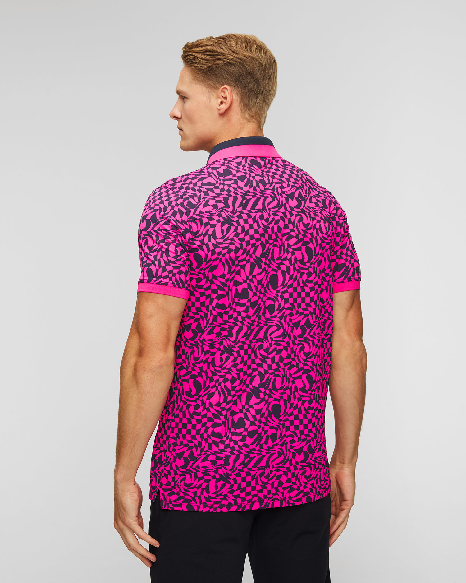 Men's polo G/Fore Mini Stars Ribcollar Tech