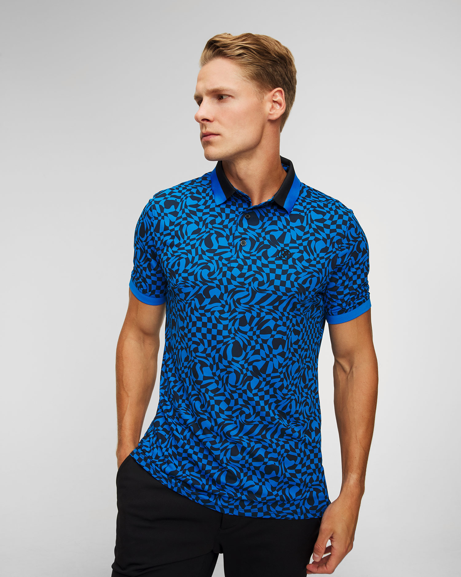 Pánska polokošeľa G/Fore Mini Stars Ribcollar Tech