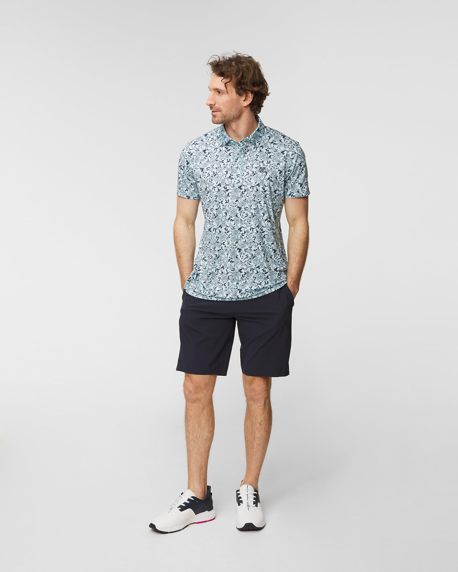 G/FORE FLORAL POLO
