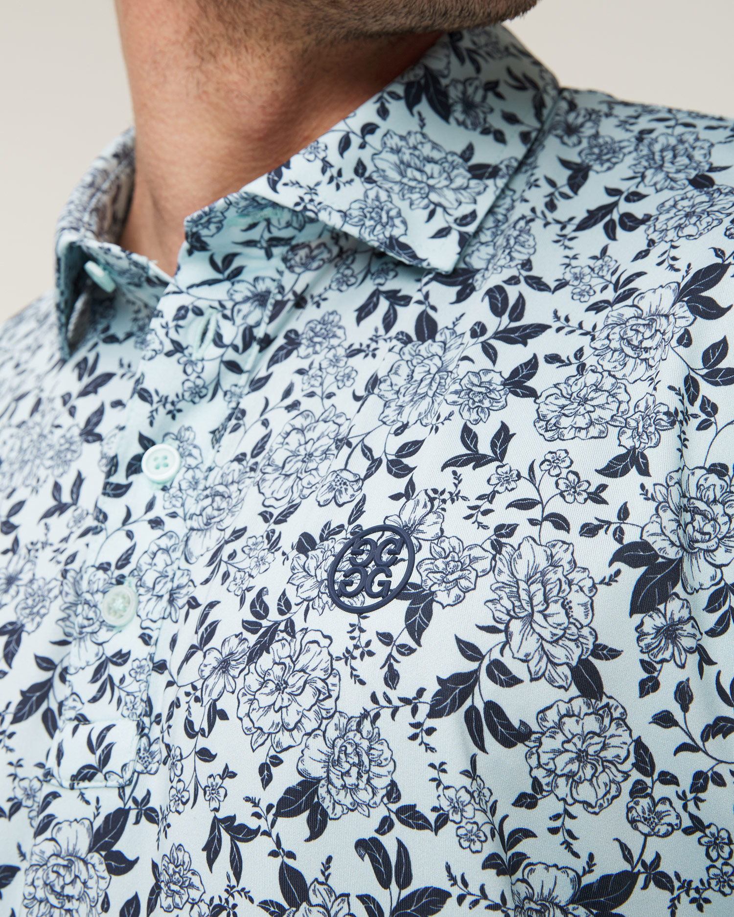G/FORE FLORAL POLO