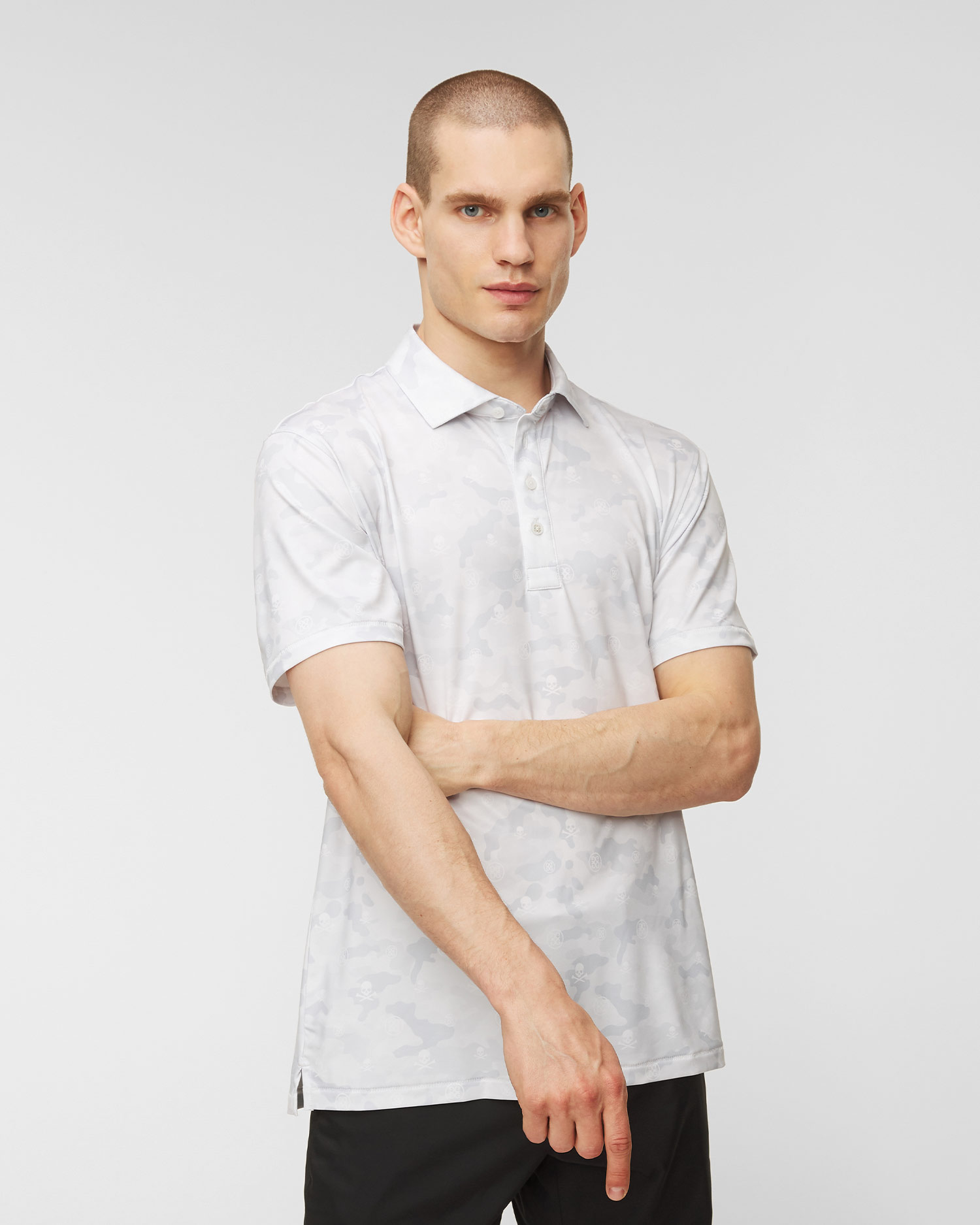 G/FORE ICON CAMO JERSEY POLO