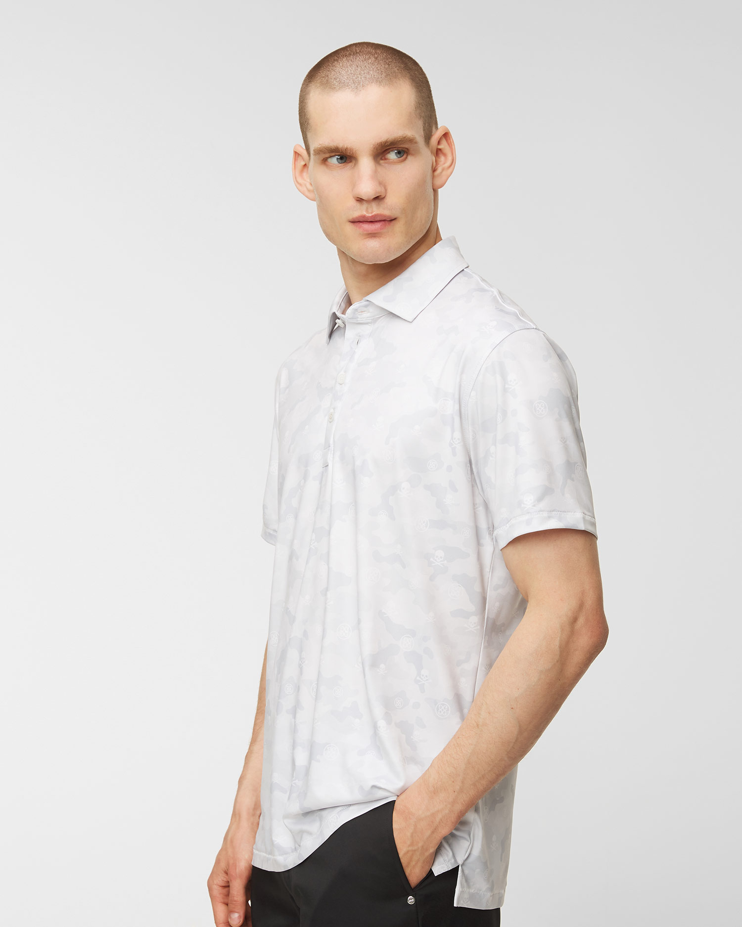 G/FORE ICON CAMO JERSEY POLO