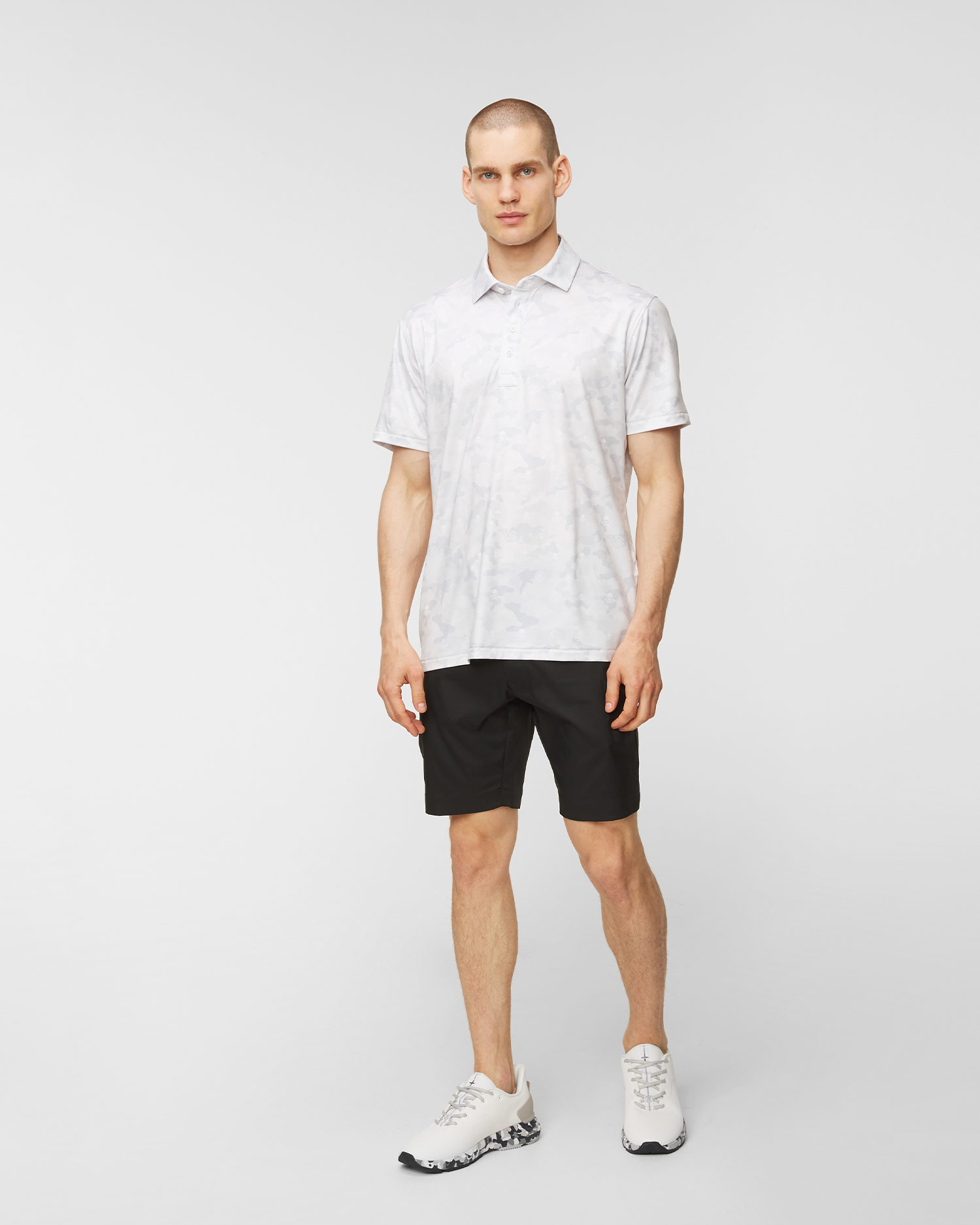 G/FORE ICON CAMO JERSEY POLO