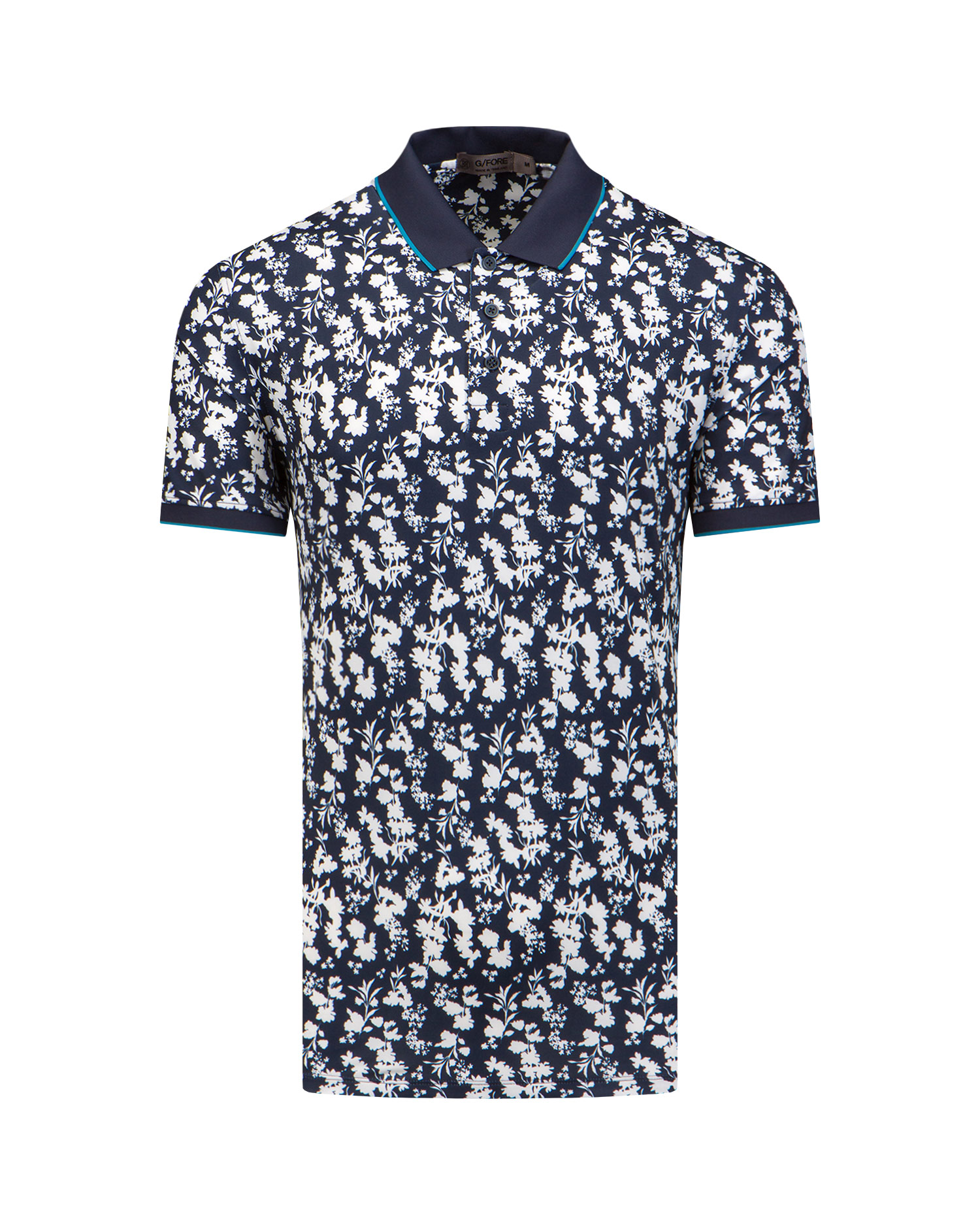 Polo G/Fore Blossom Rib Collar Tech Jersey