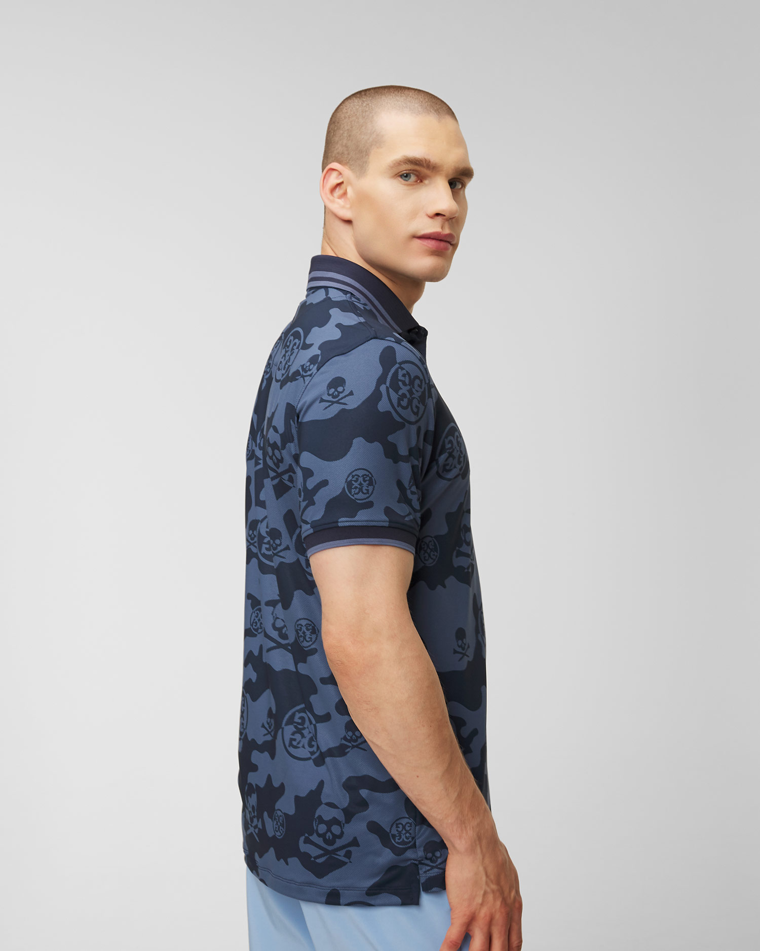 Polo G/Fore Tonal Camo Jersey Polo