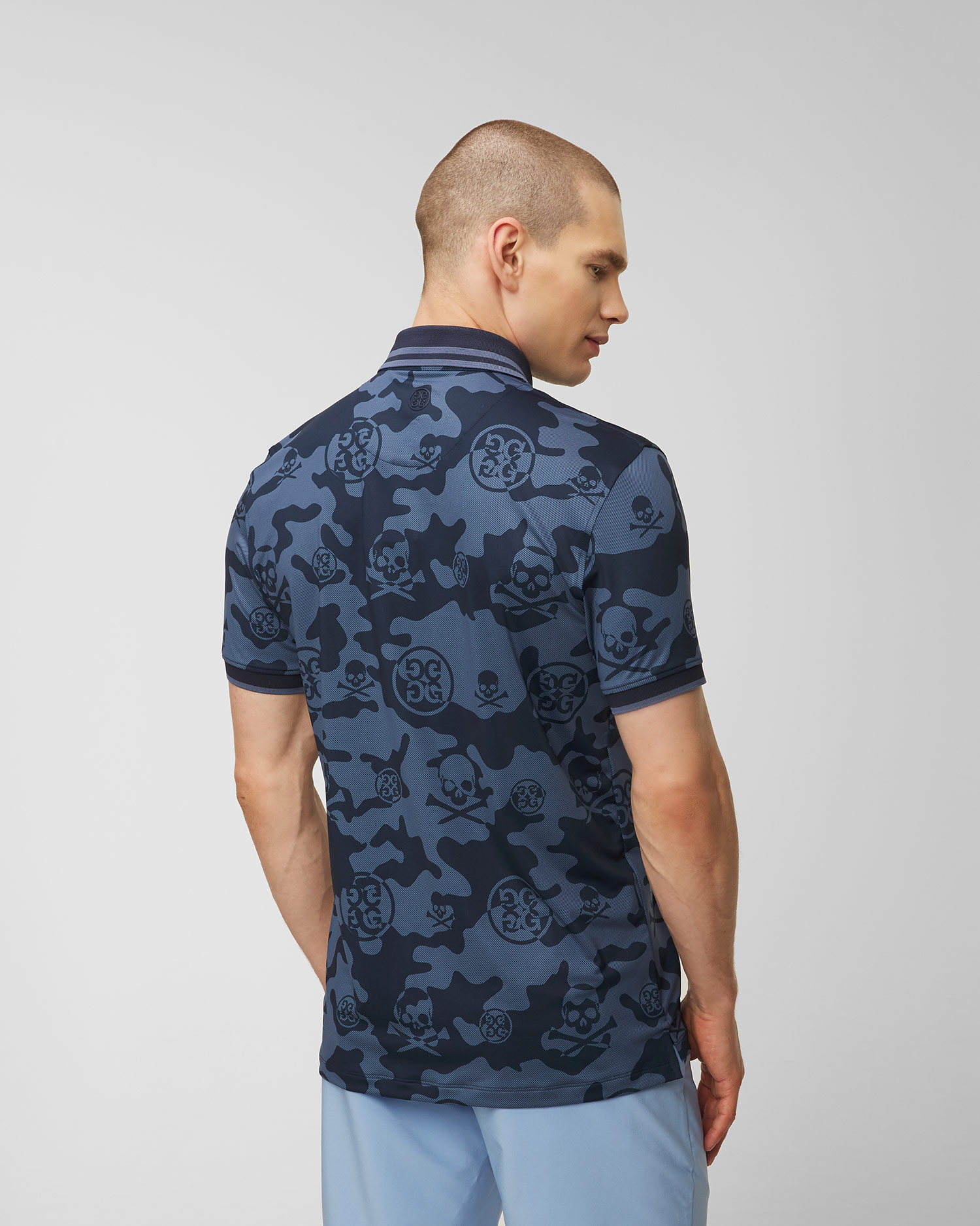 Polo G/Fore Tonal Camo Jersey Polo