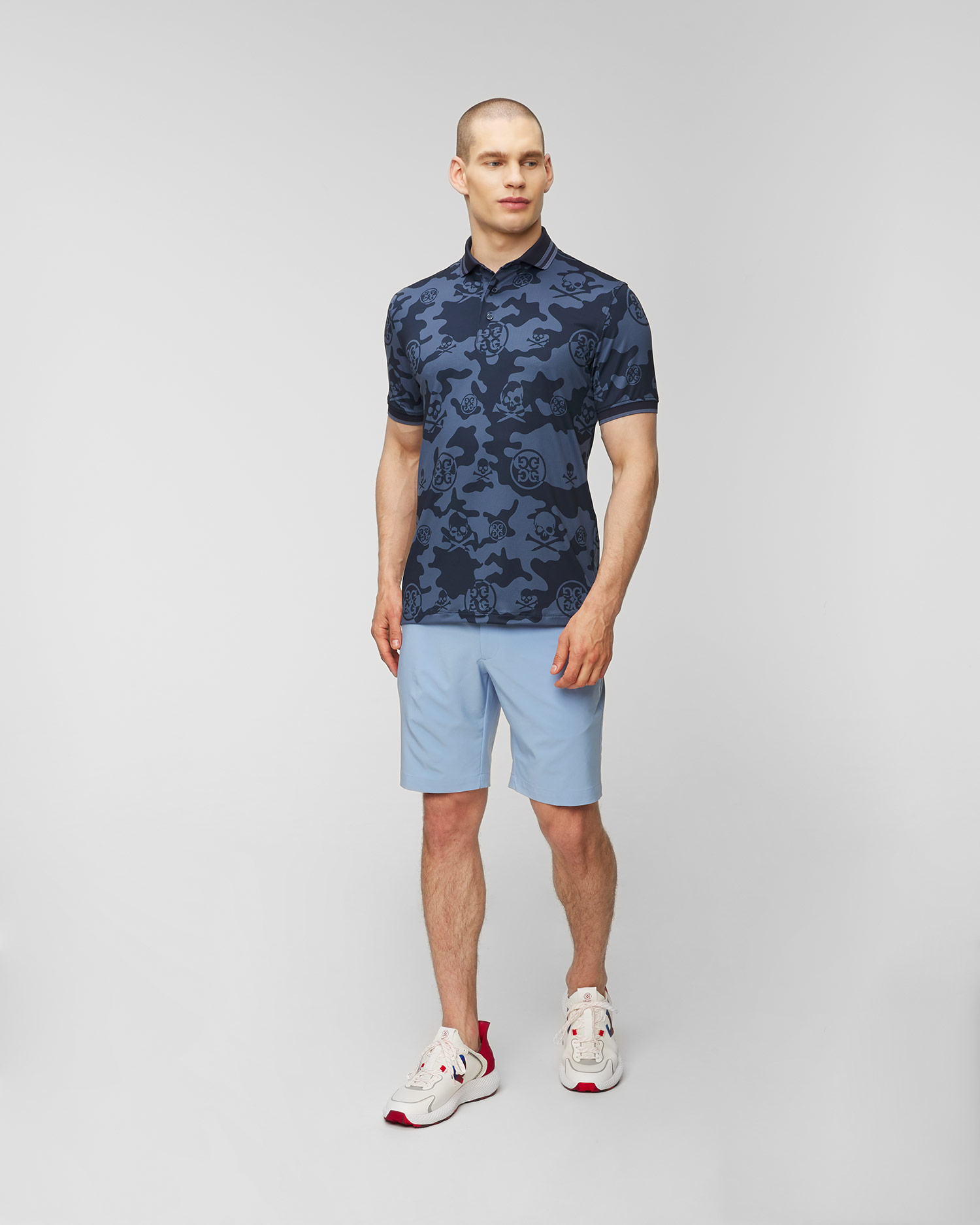 Polo G/Fore Tonal Camo Jersey Polo