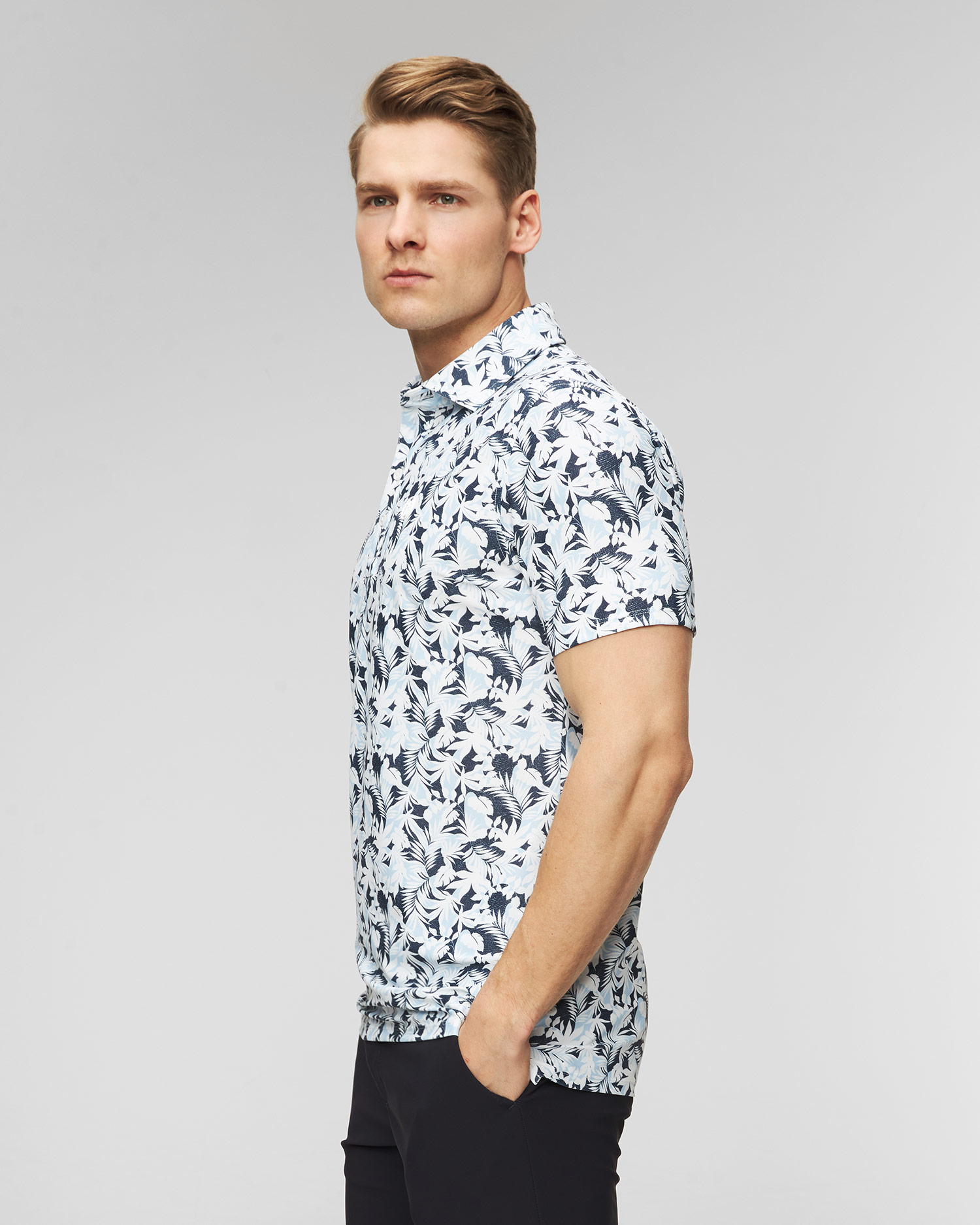 Polo G/Fore Palm Fronds Tech Pique