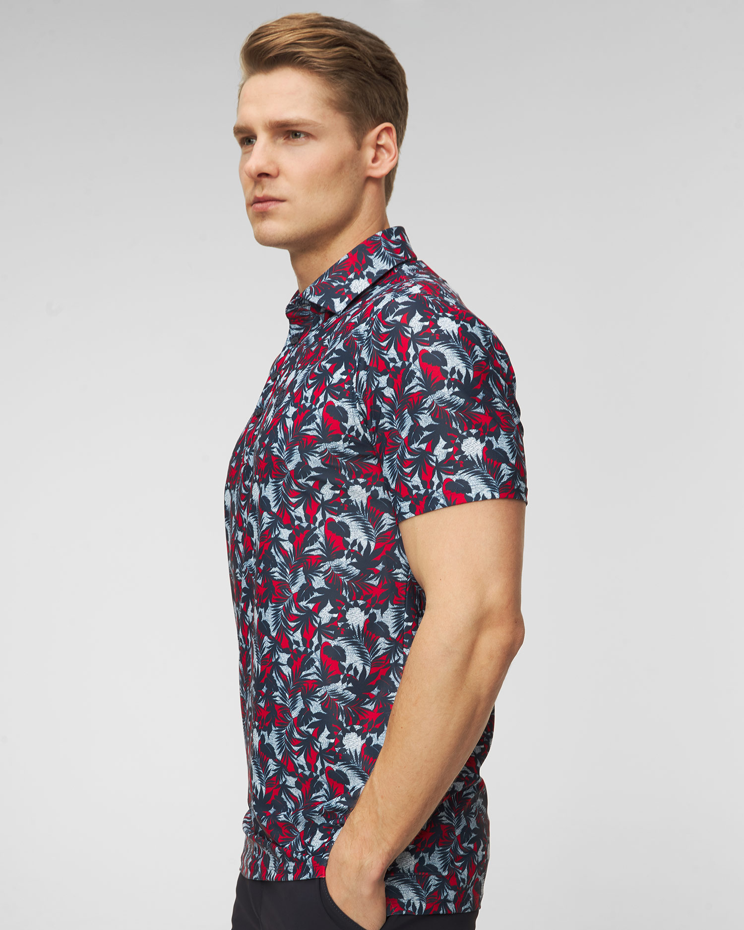 Polo G/Fore Palm Fronds Tech Pique