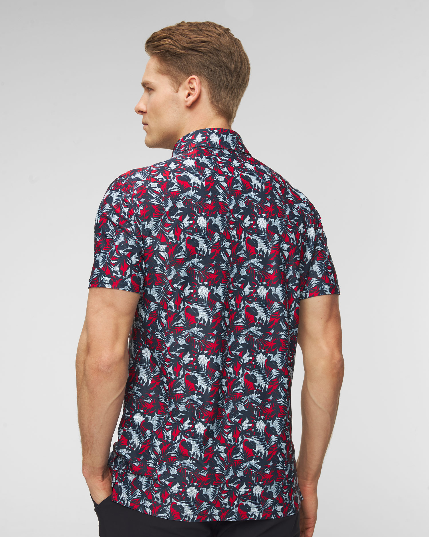 Polo G/Fore Palm Fronds Tech Pique