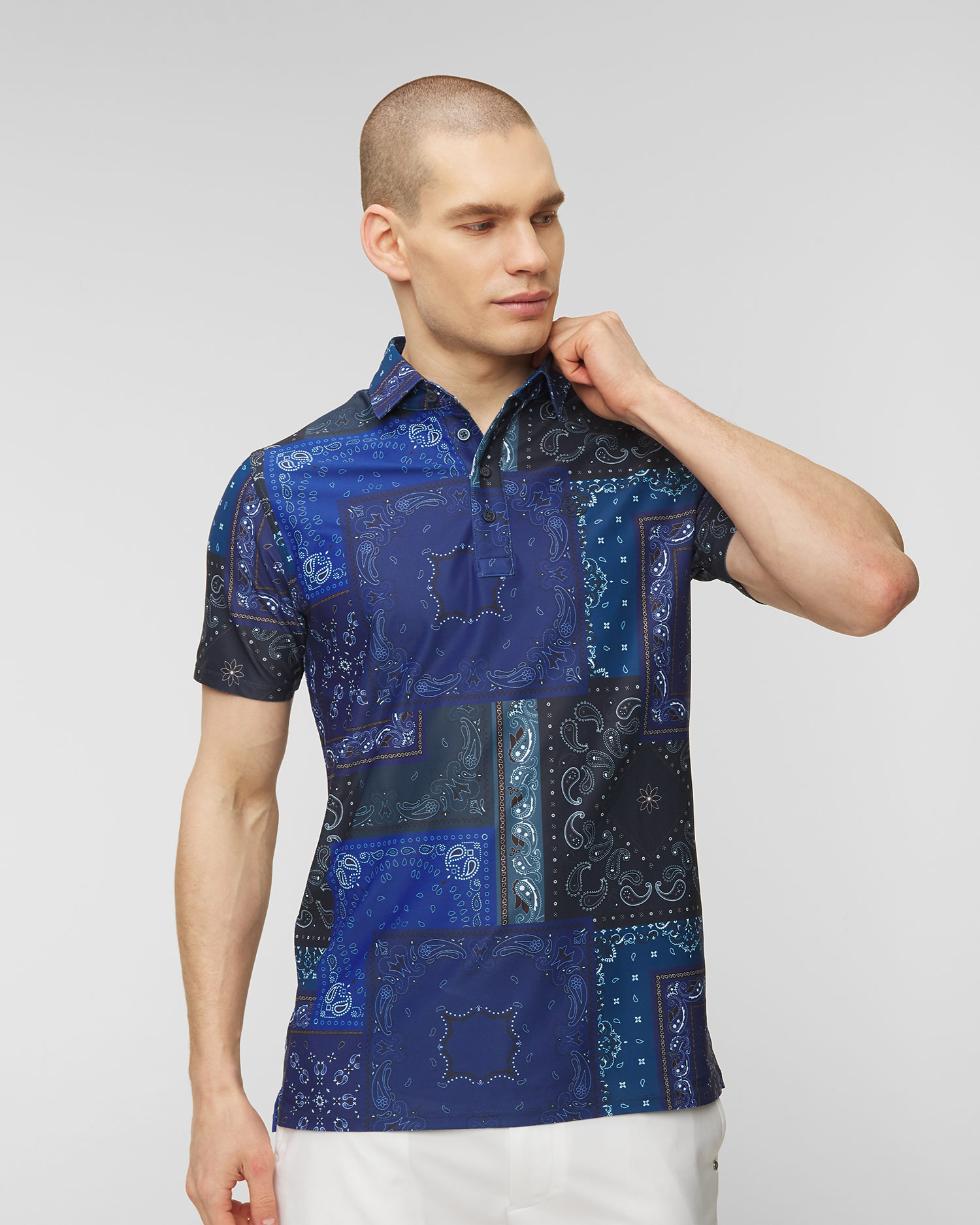 Polo G/Fore Bandana Tech Piqué