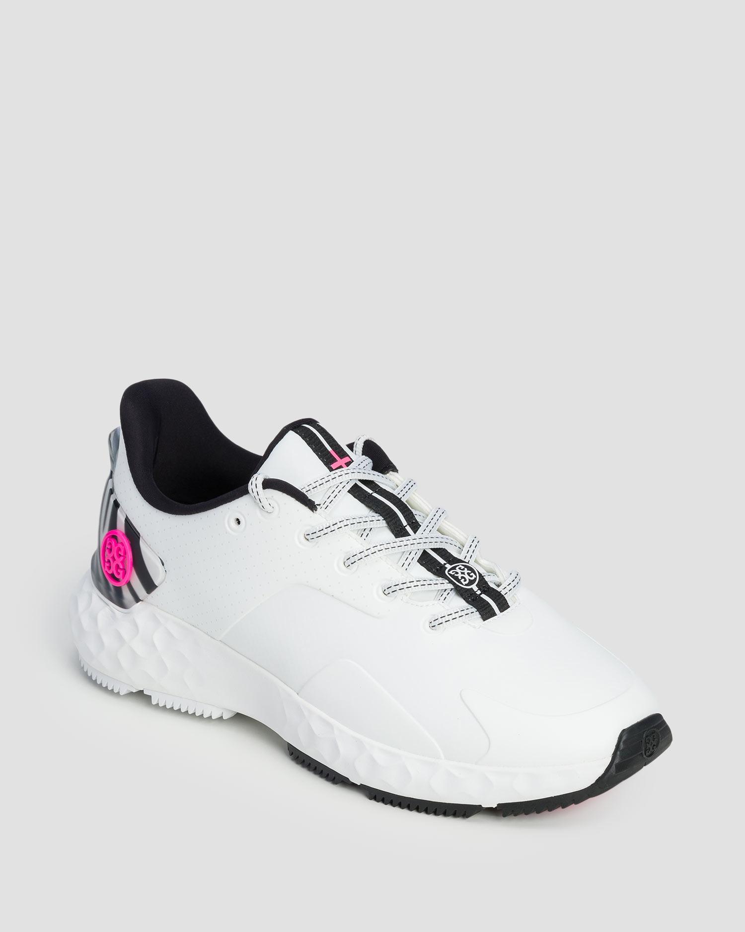 Women's white golf shoes G/Fore Perforated Zebra Accent Mg4+