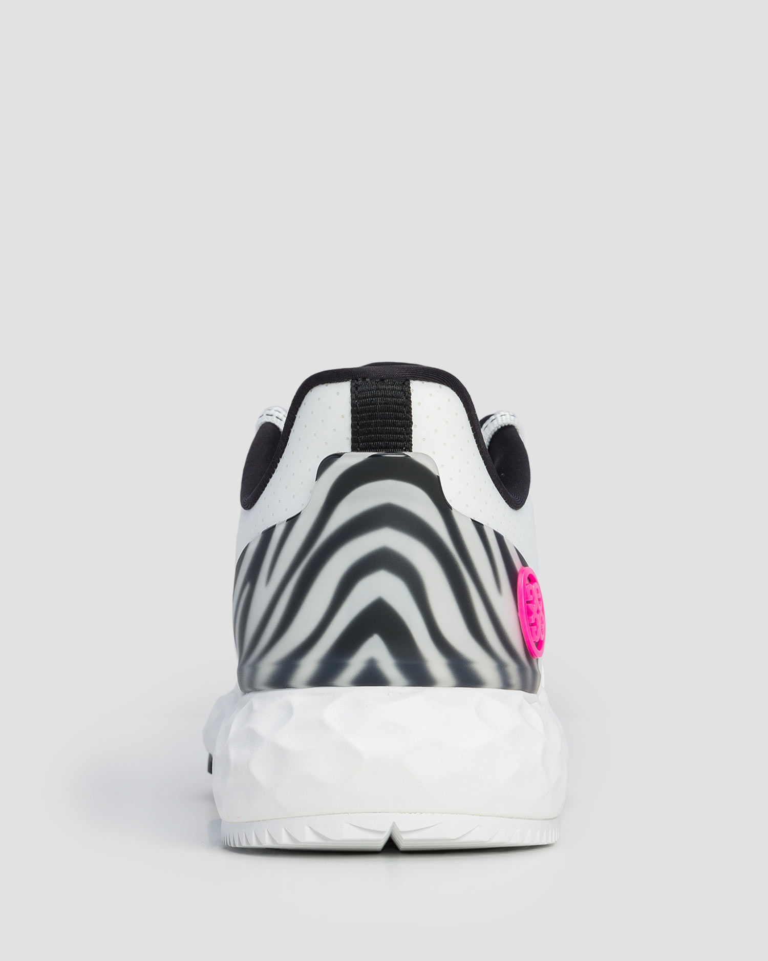 Women's white golf shoes G/Fore Perforated Zebra Accent Mg4+