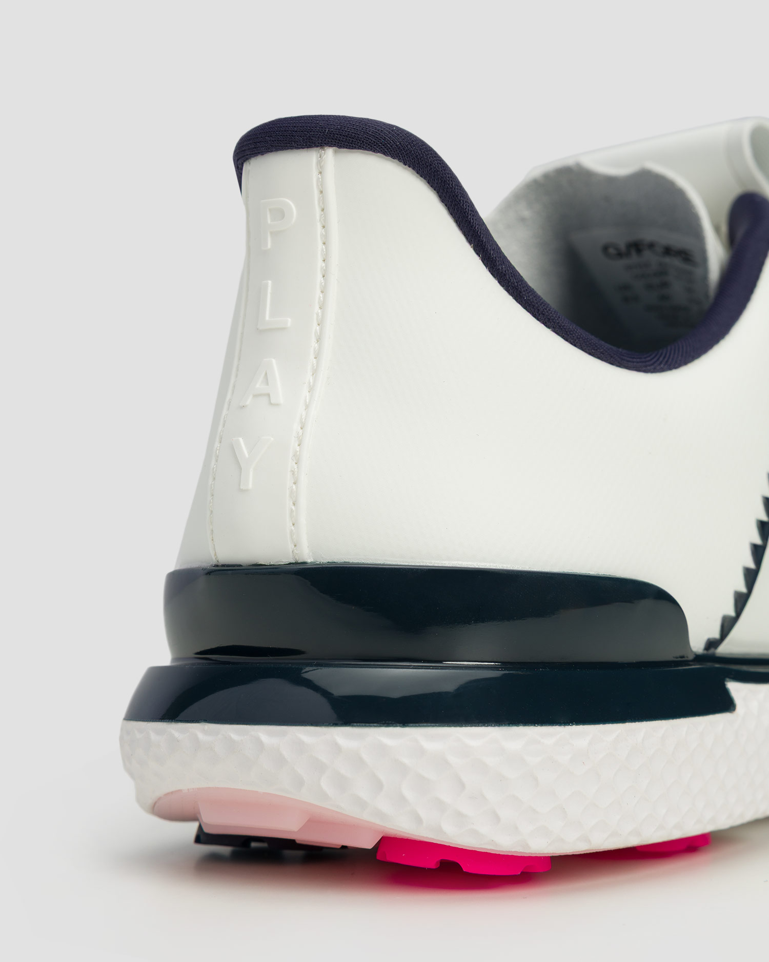 Buty golfowe damskie G/Fore Gallivan2r Saddle Stripe biało-granatowe