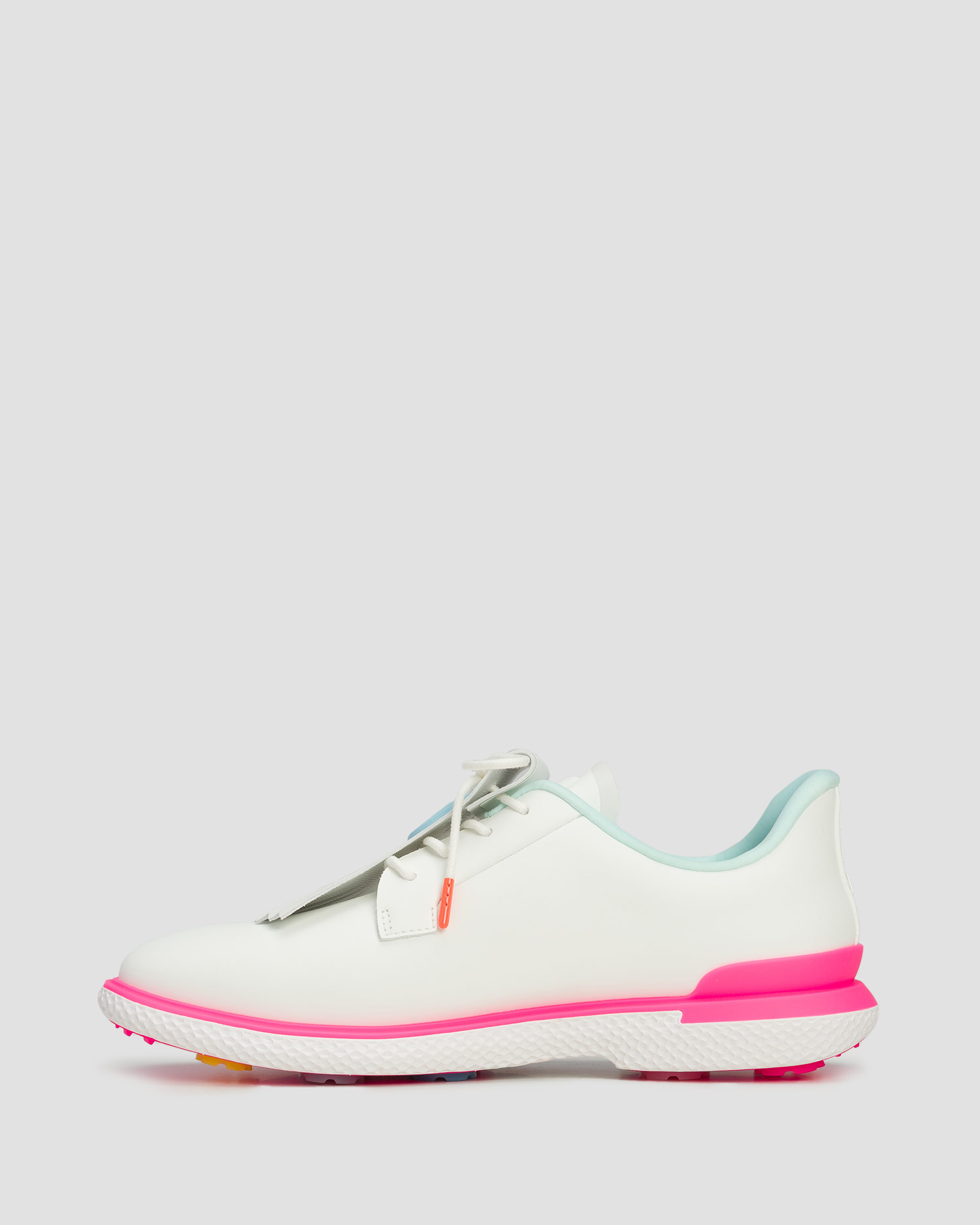 Women's golf shoes G/Fore Gallivan2r TPU Kiltie white-pink
