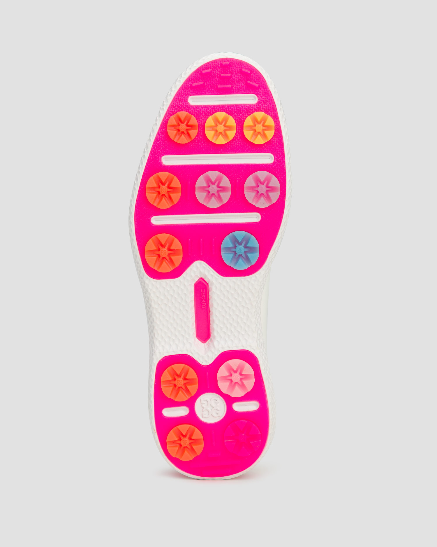 Women's golf shoes G/Fore Gallivan2r TPU Kiltie white-pink