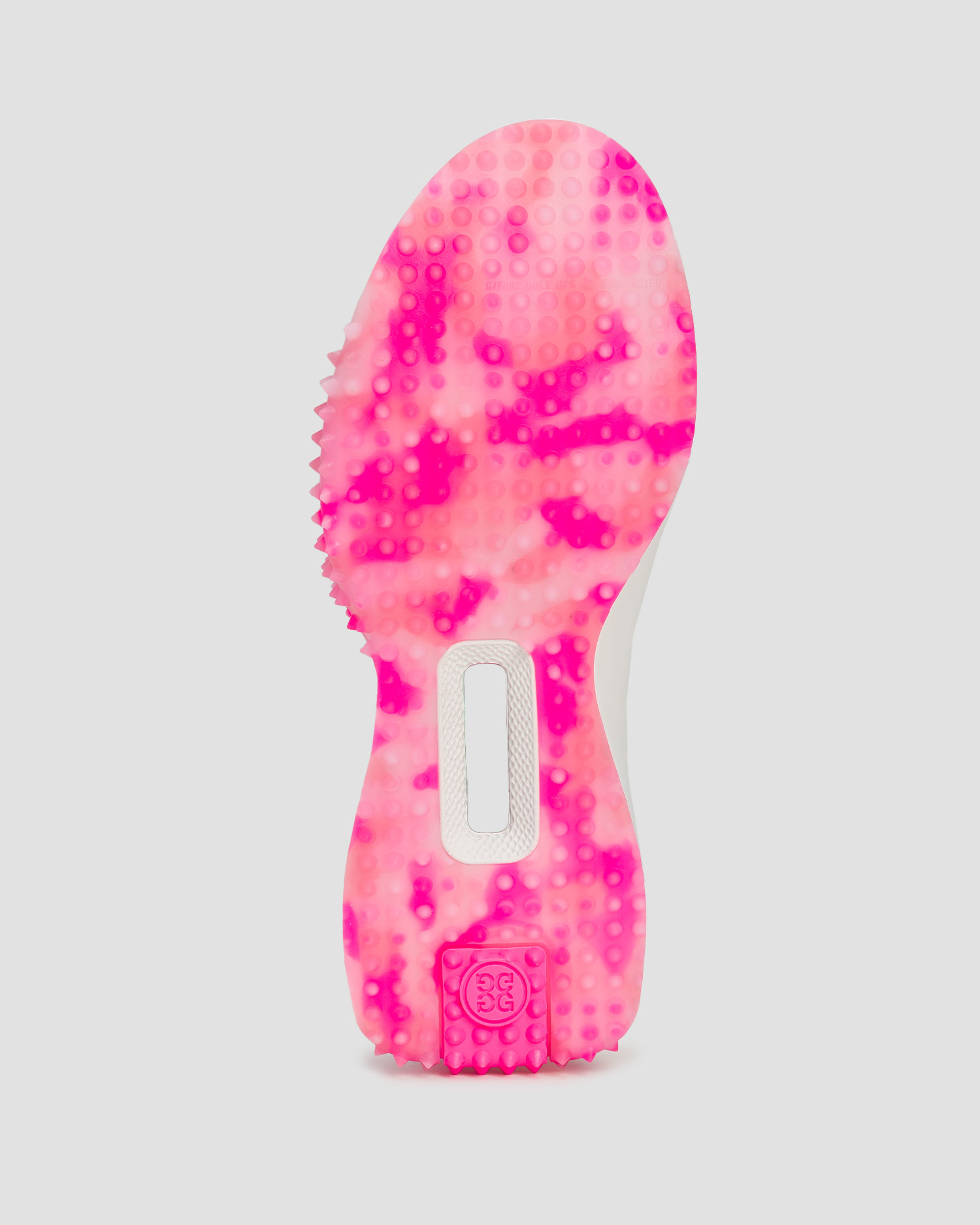 Buty golfowe damskie G/Fore G.112 PU Leather Camo Sole Kiltie różowe