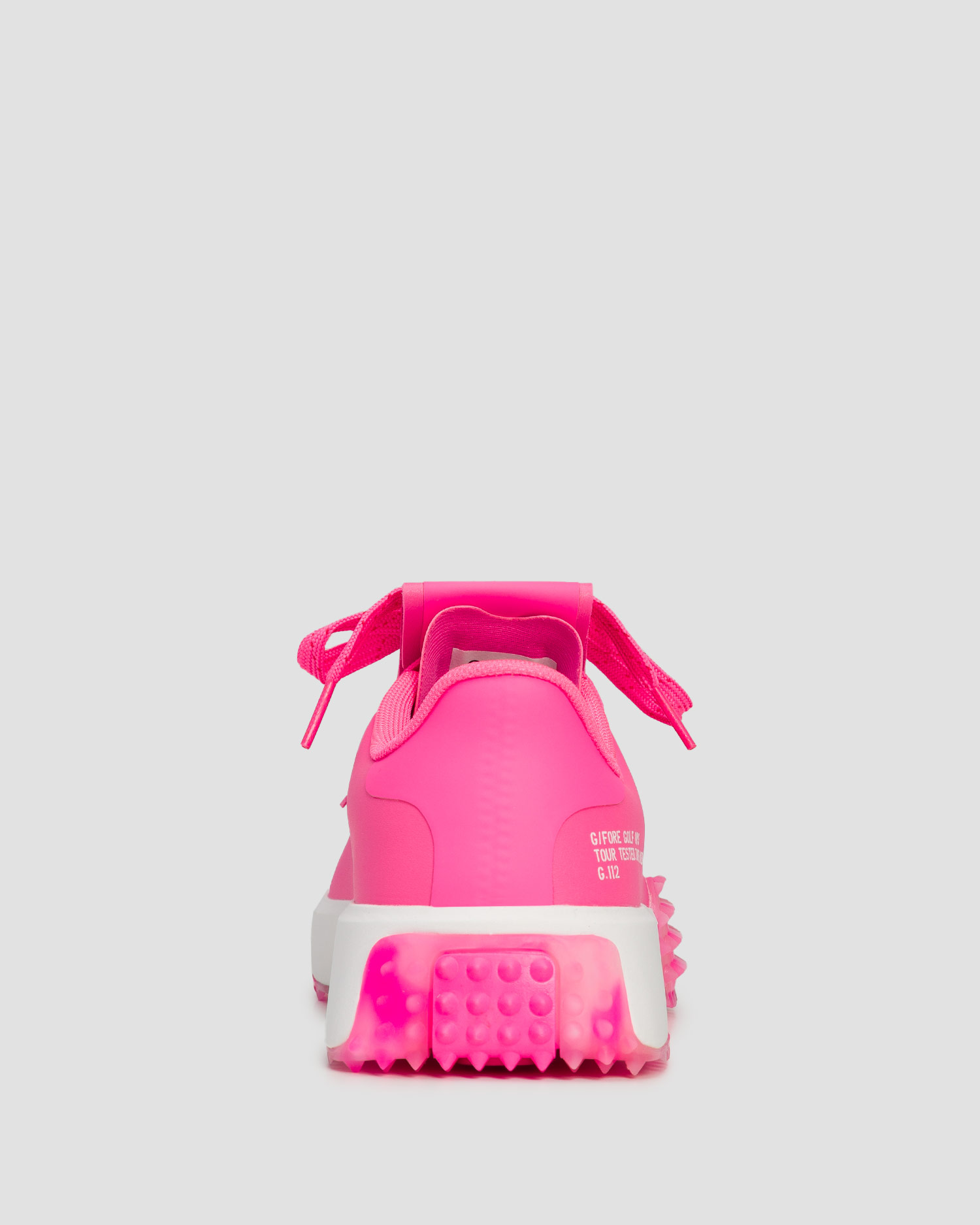 Buty golfowe damskie G/Fore G.112 PU Leather Camo Sole Kiltie różowe