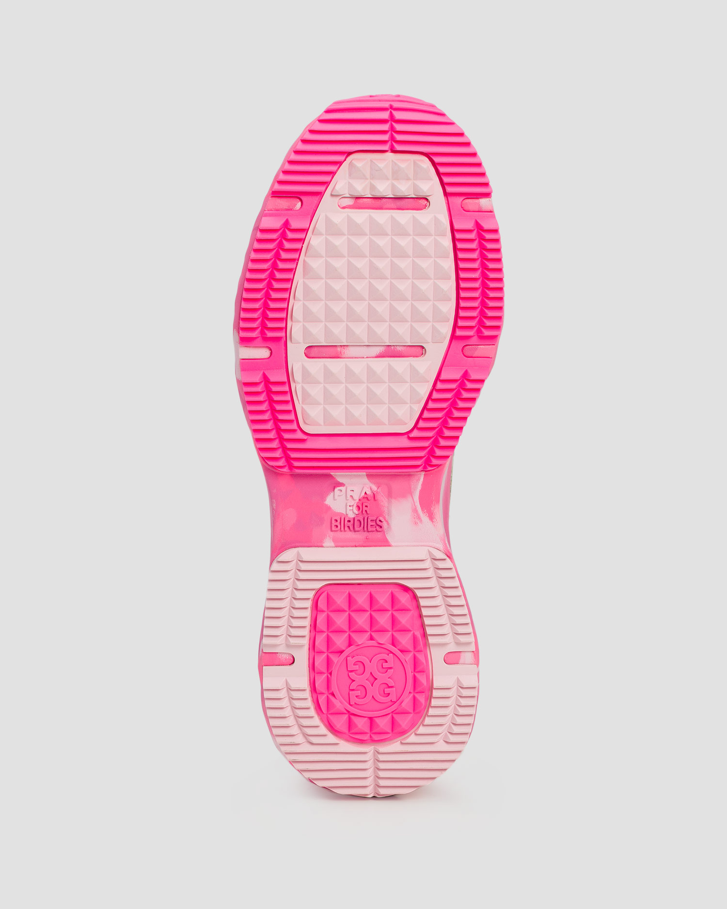 Women's golf shoes G/Fore Mg4+ Camo Sole TPU Golf white-pink