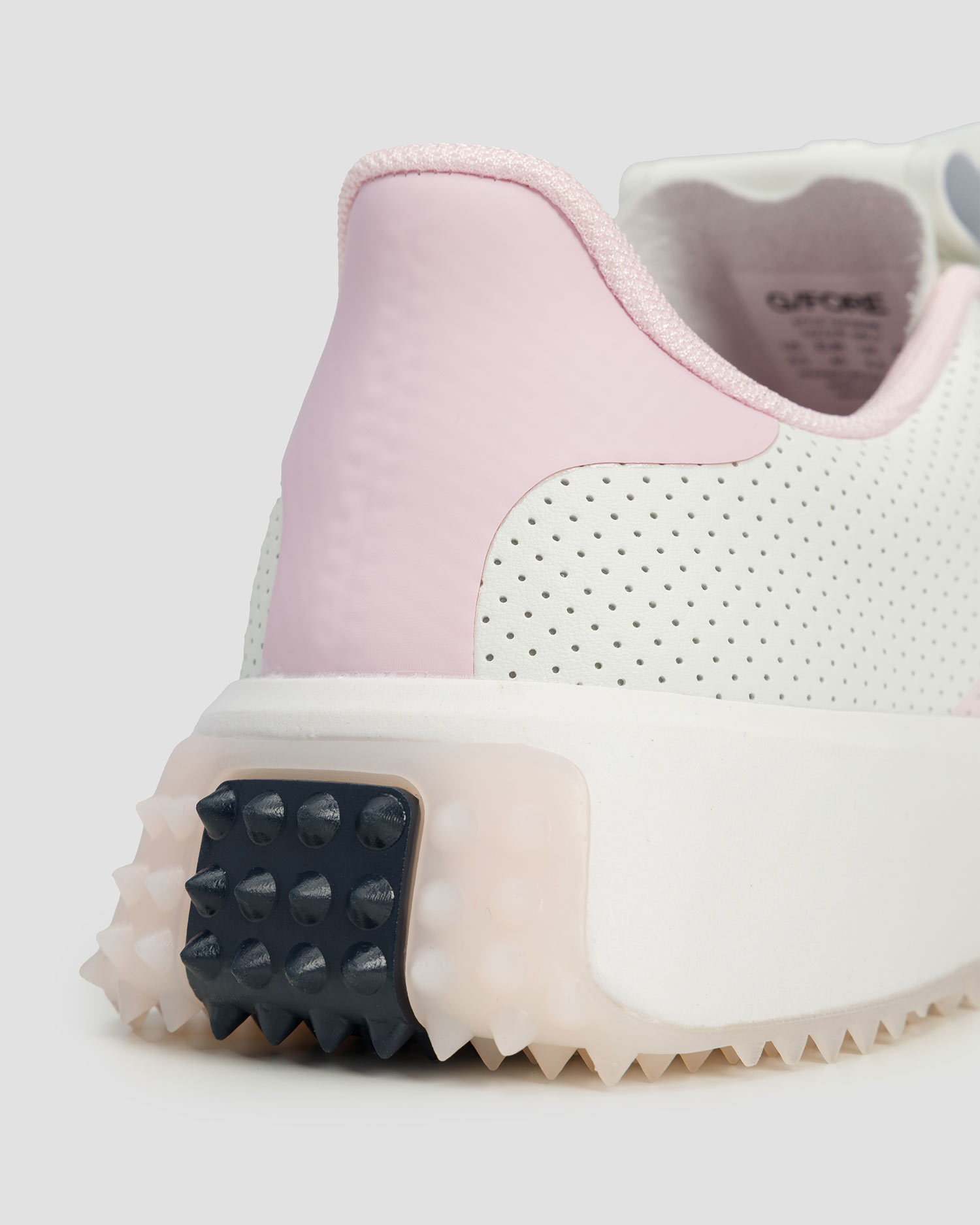 Buty golfowe damskie G/Fore G.112 Perforated Kiltie biało-różowe