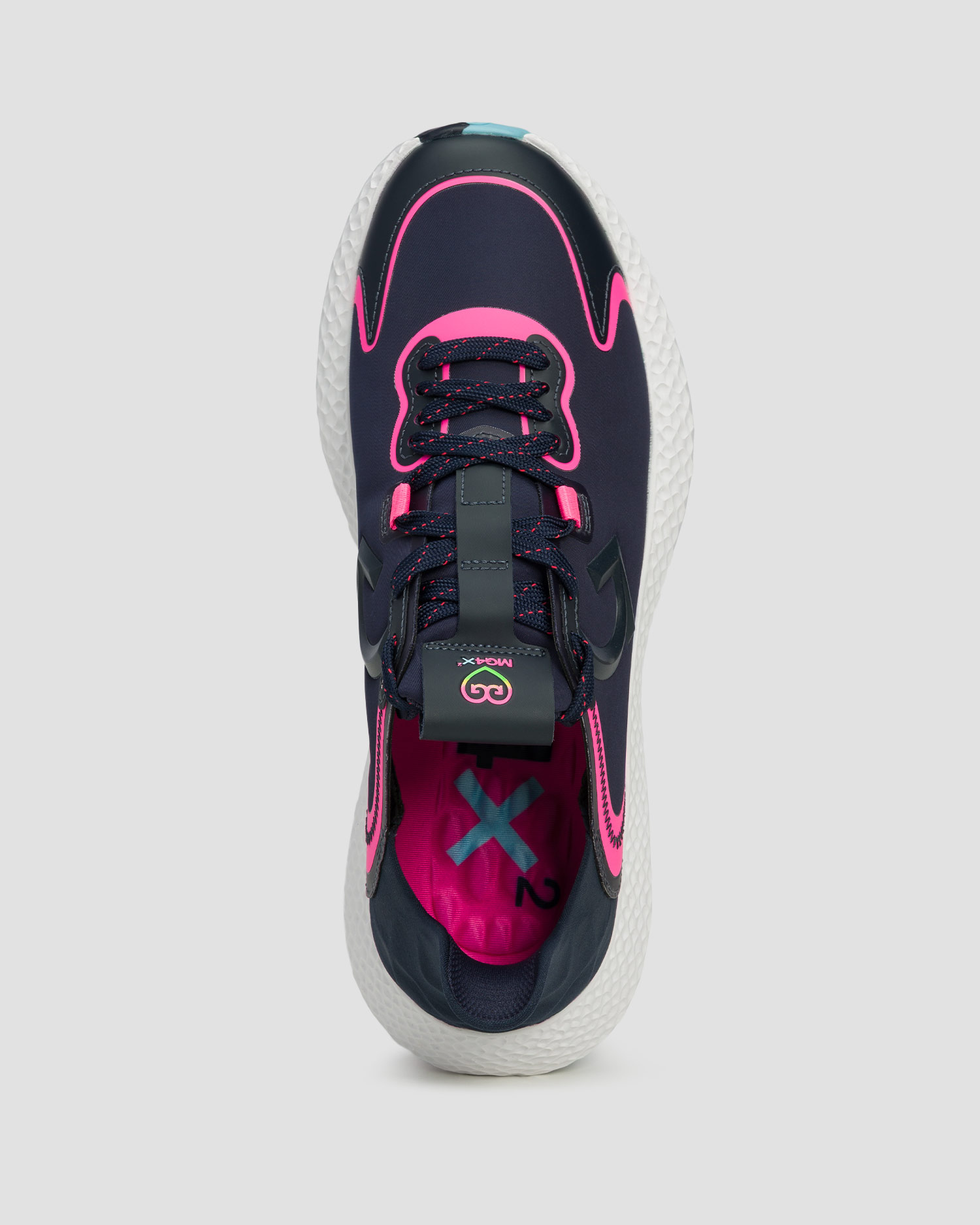 Buty golfowe damskie G/Fore Mg4x2 Nylon Hybrid Golf granatowo-różowe