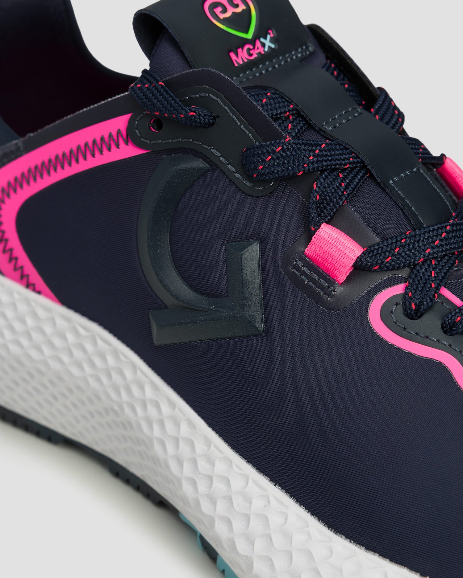 Buty golfowe damskie G/Fore Mg4x2 Nylon Hybrid Golf granatowo-różowe