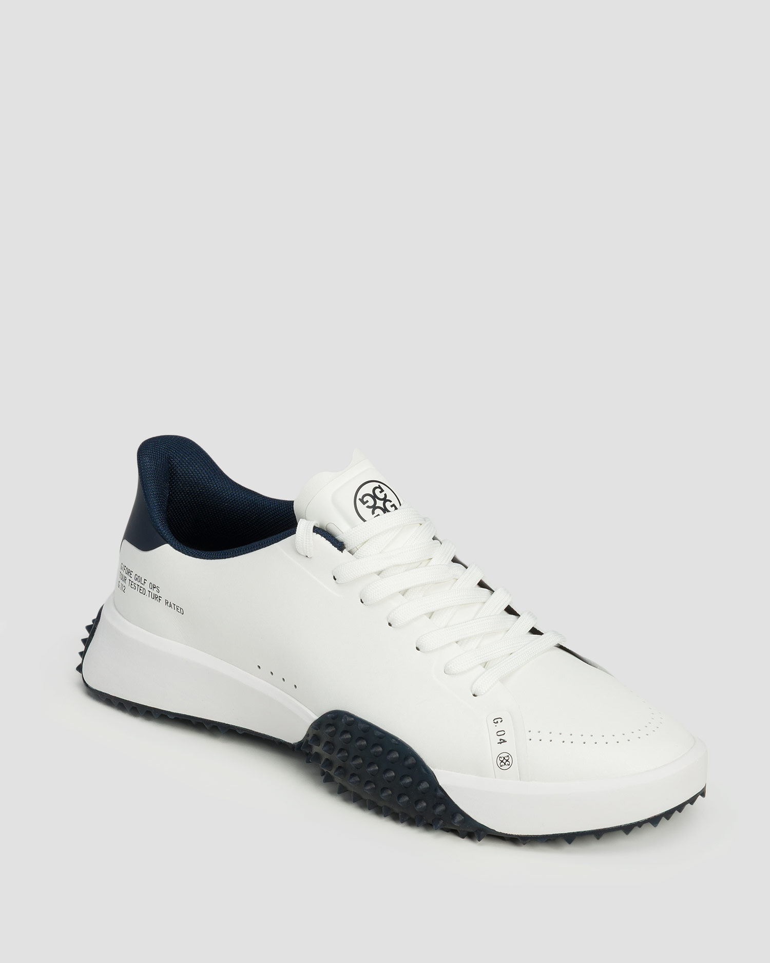 Biało-granatowe buty golfowe męskie G/Fore G.112
