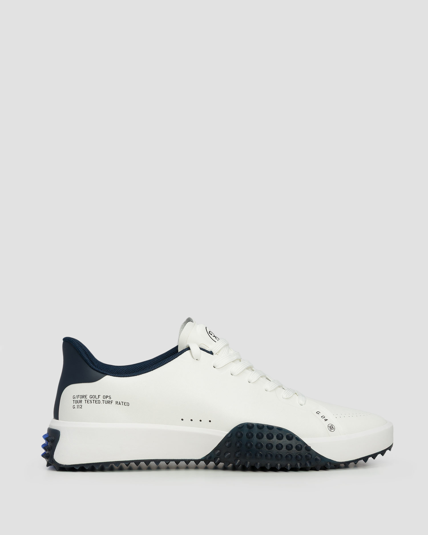 Biało-granatowe buty golfowe męskie G/Fore G.112