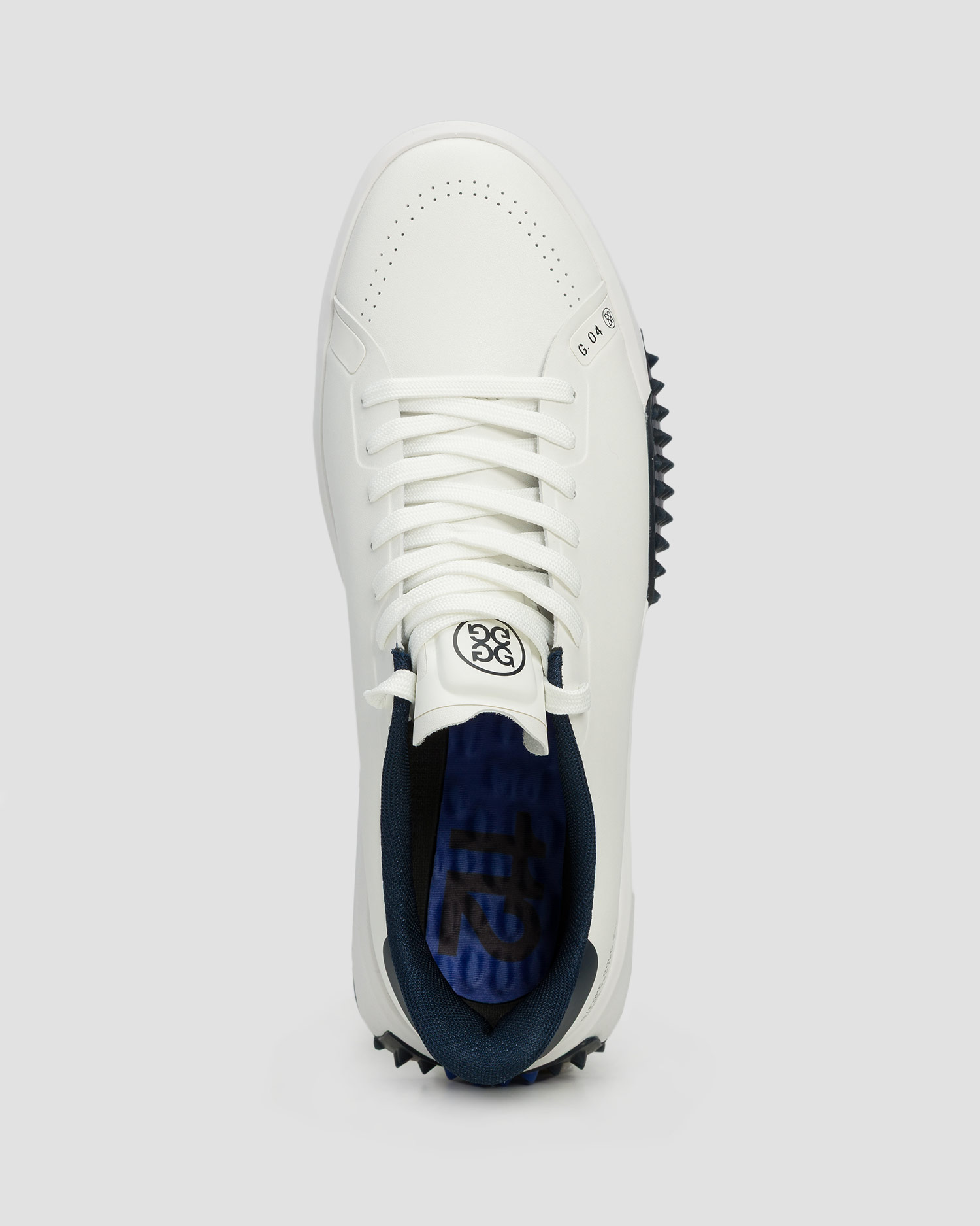 Biało-granatowe buty golfowe męskie G/Fore G.112