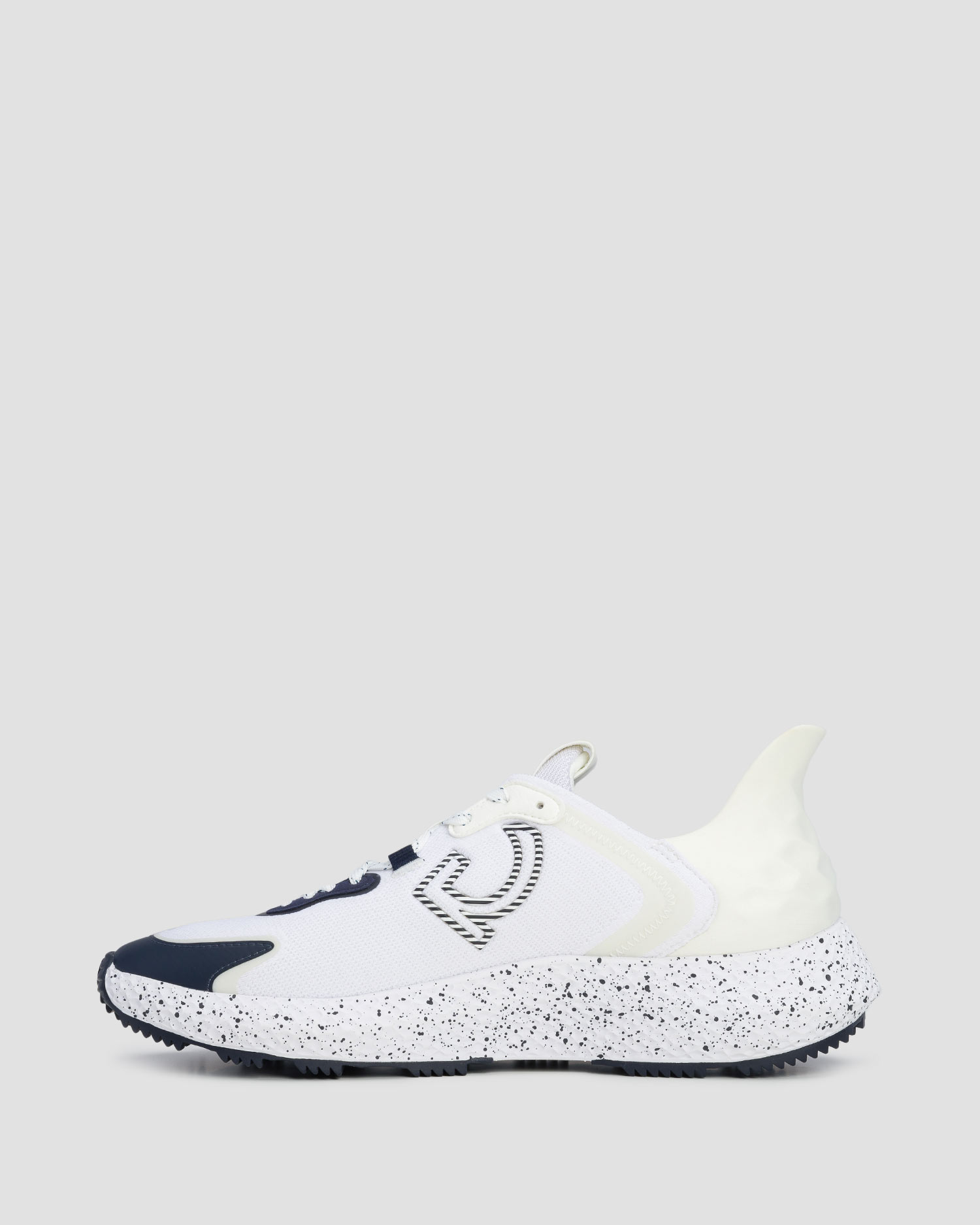 Biało-granatowe buty golfowe męskie G/Fore Specks & Stripes Mg4x2 Hybrid Golf Cross Trainer