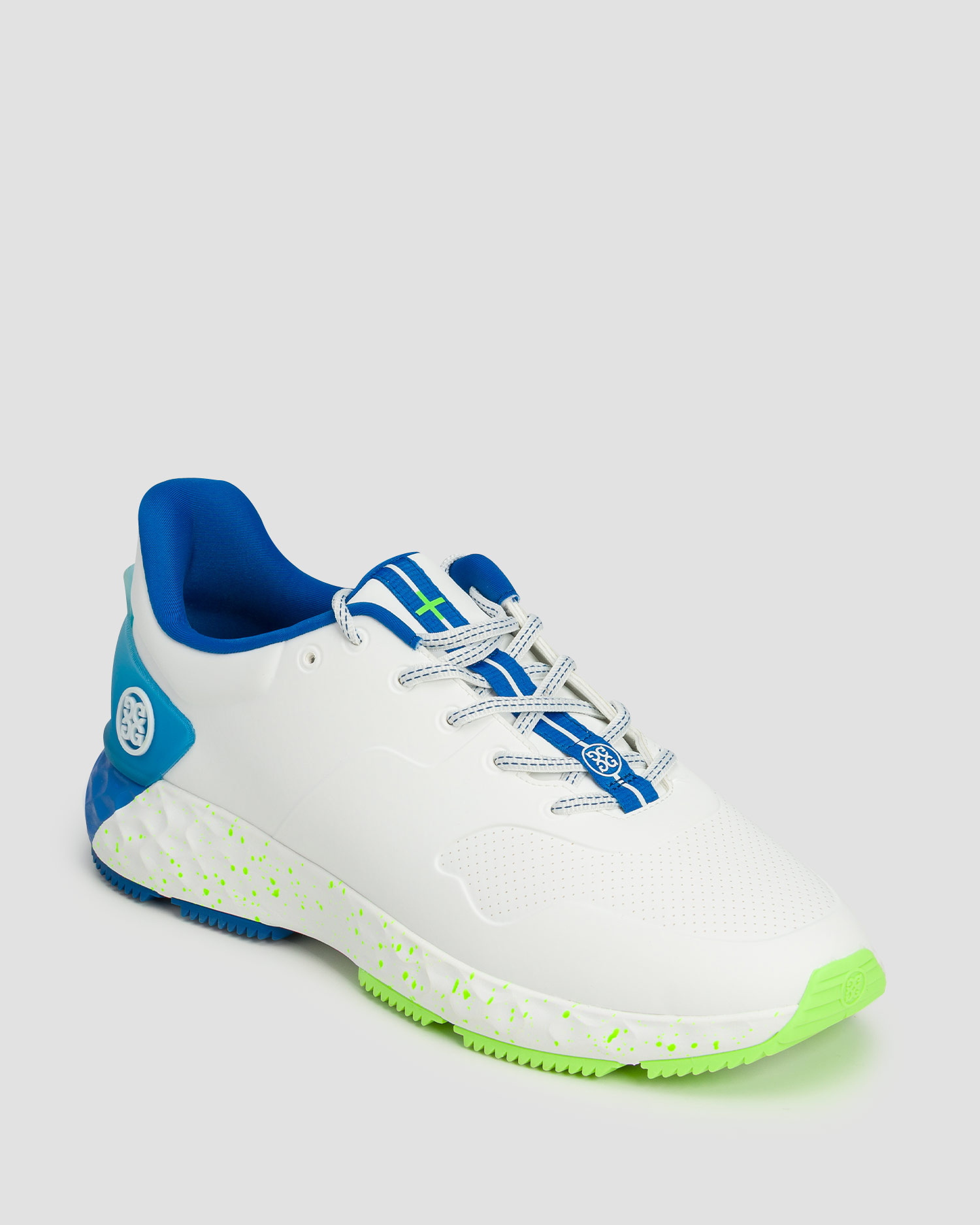 Pantofi de golf pentru bărbați G/Fore Mg4+ TPU Golf alb-albaștri