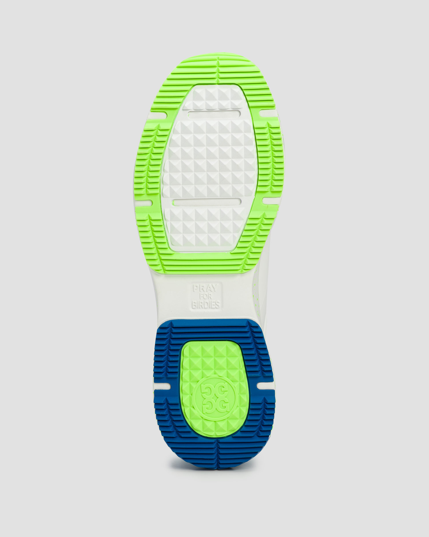 Buty golfowe męskie G/Fore Mg4+ TPU Golf biało-niebieskie