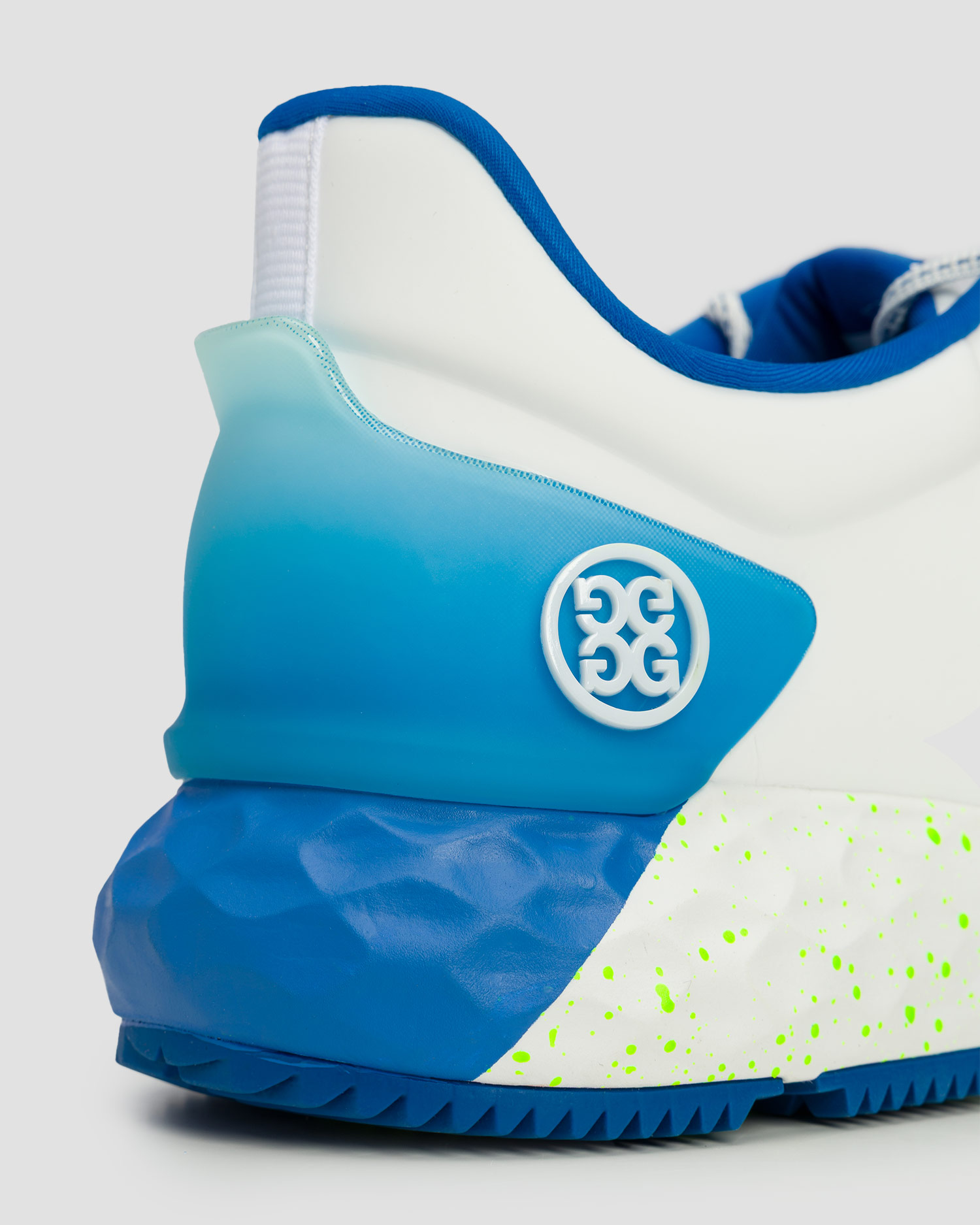 Buty golfowe męskie G/Fore Mg4+ TPU Golf biało-niebieskie