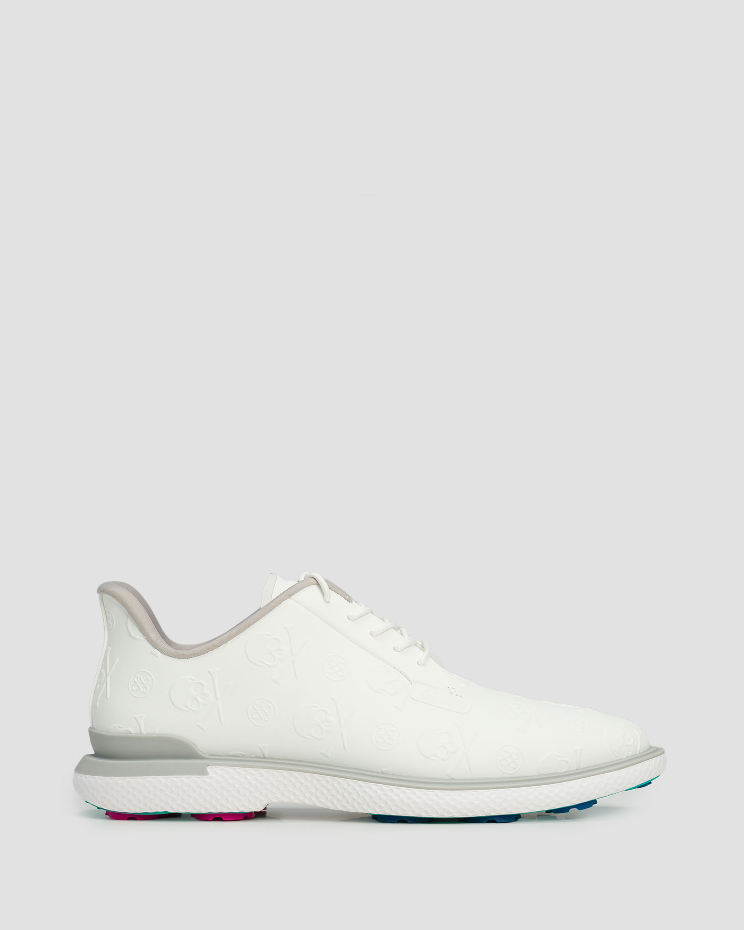 Buty golfowe męskie G/Fore Embossed Skull Gallivan2r białe