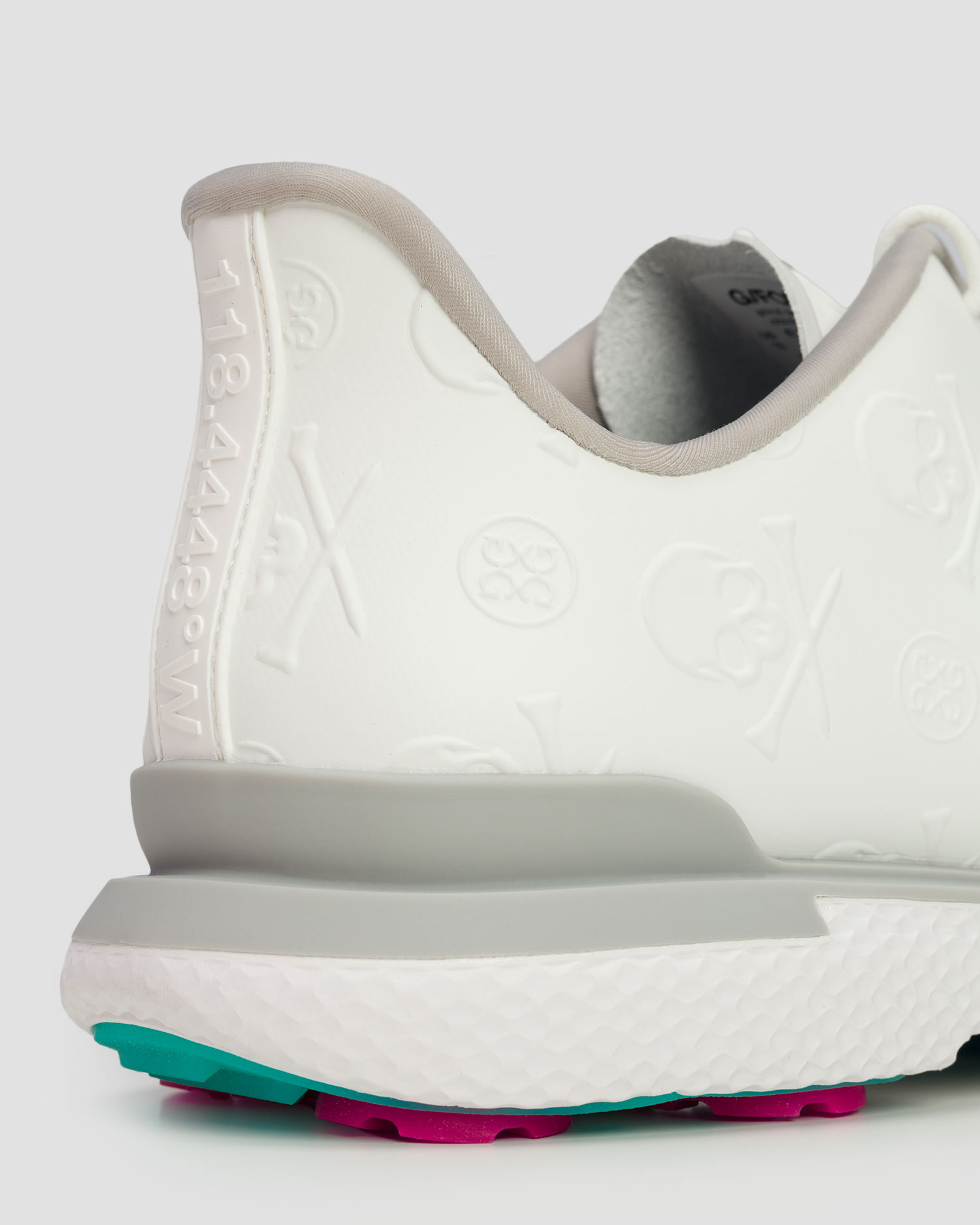 Buty golfowe męskie G/Fore Embossed Skull Gallivan2r białe