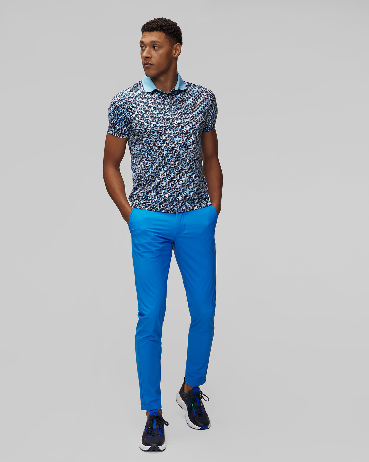 Buty golfowe męskie G/Fore Mg4x2 Nylon Golf granatowe