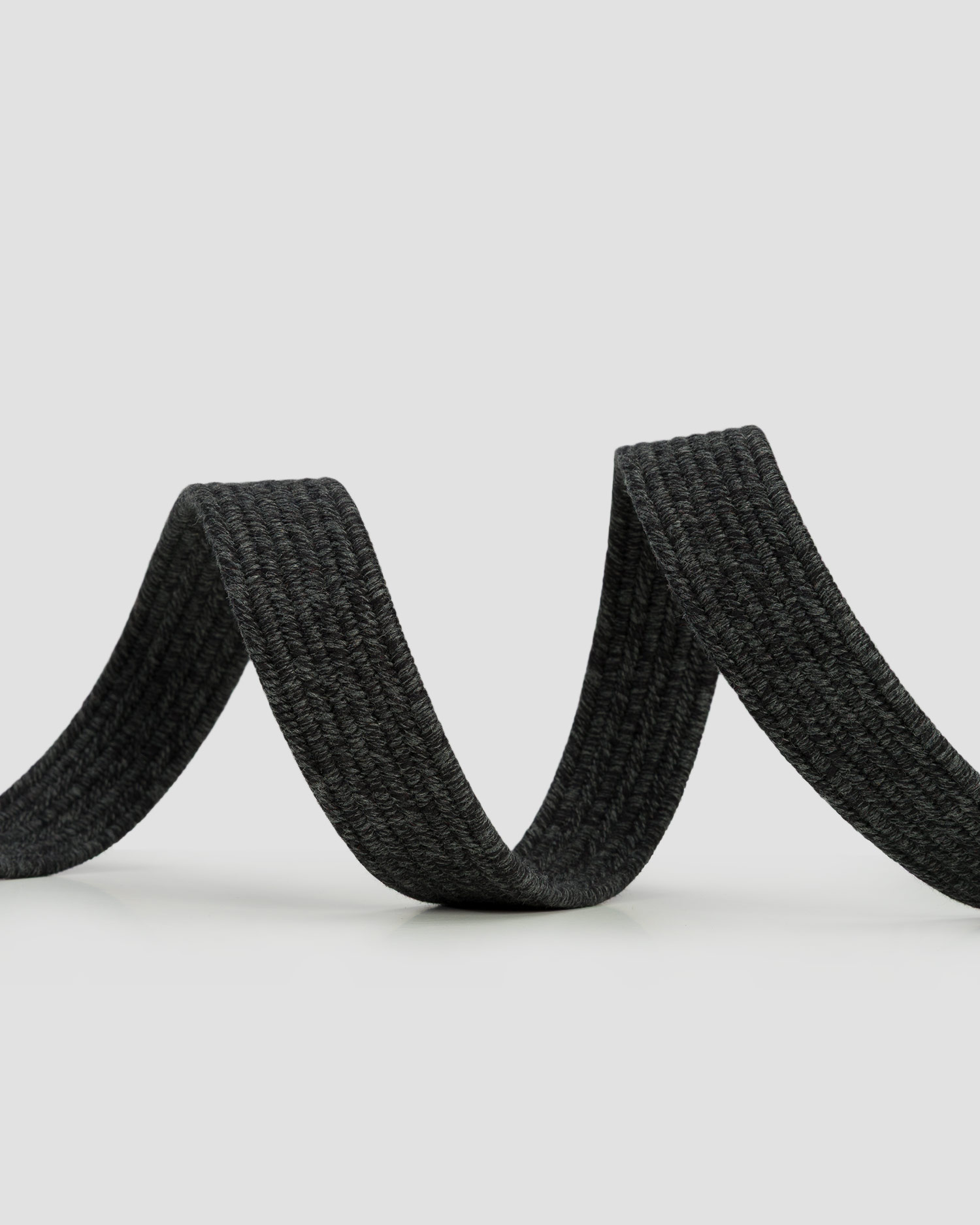 Men's grey belt Alberto Cotton Braided