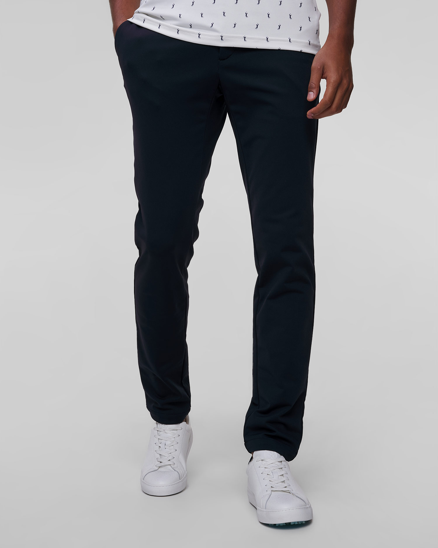 Pantaloni blu scuro da uomo Alberto Ian Stretch Energy
