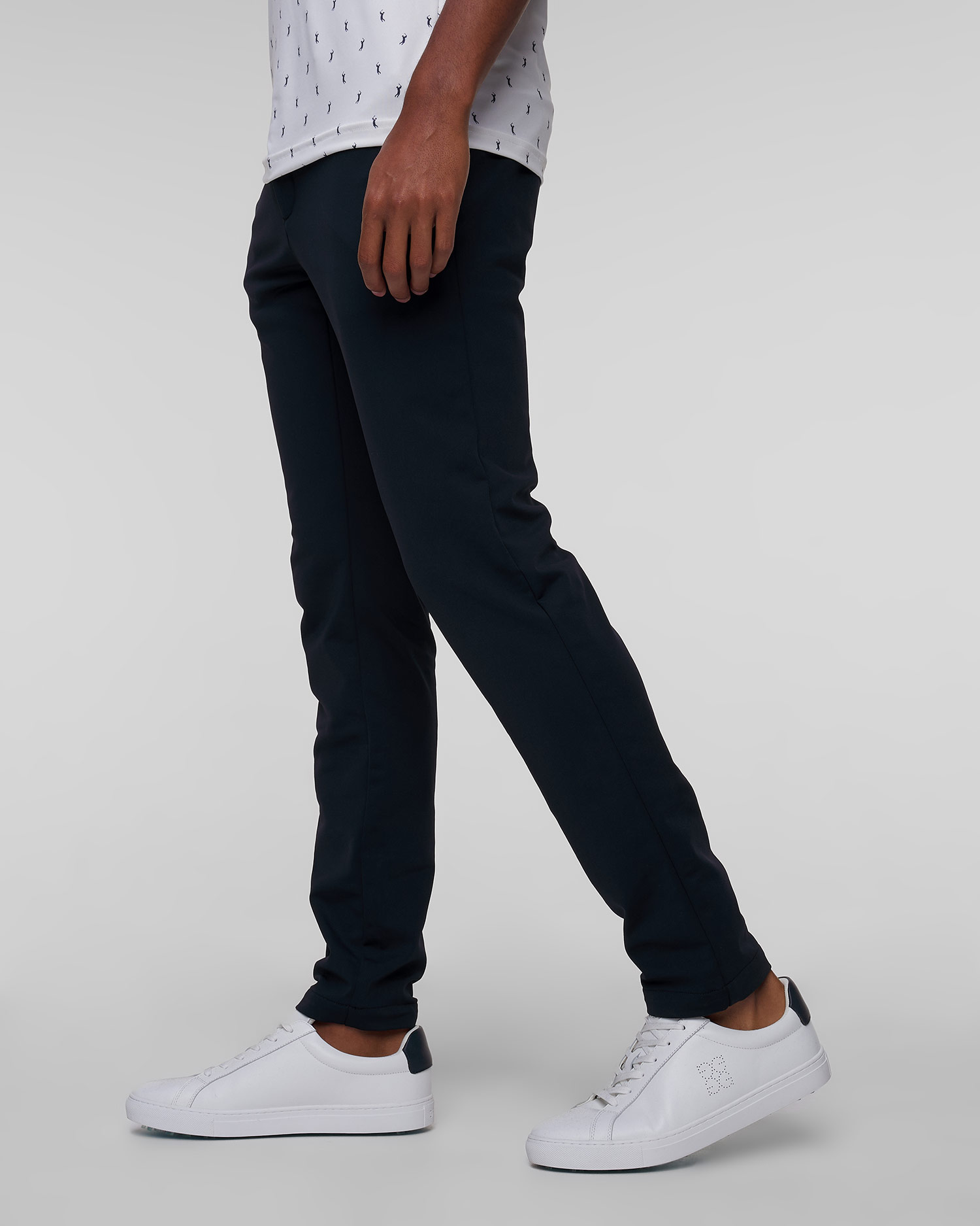 Pantaloni blu scuro da uomo Alberto Ian Stretch Energy