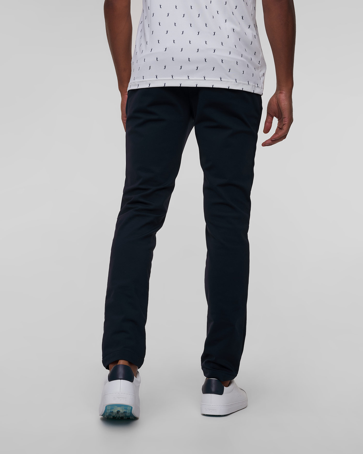 Pantaloni blu scuro da uomo Alberto Ian Stretch Energy