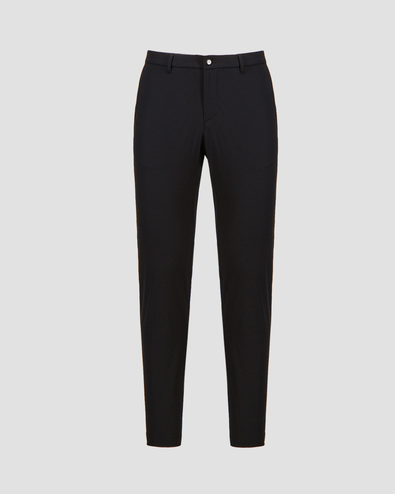 Men's navy blue trousers Alberto Ian-Tech Print 